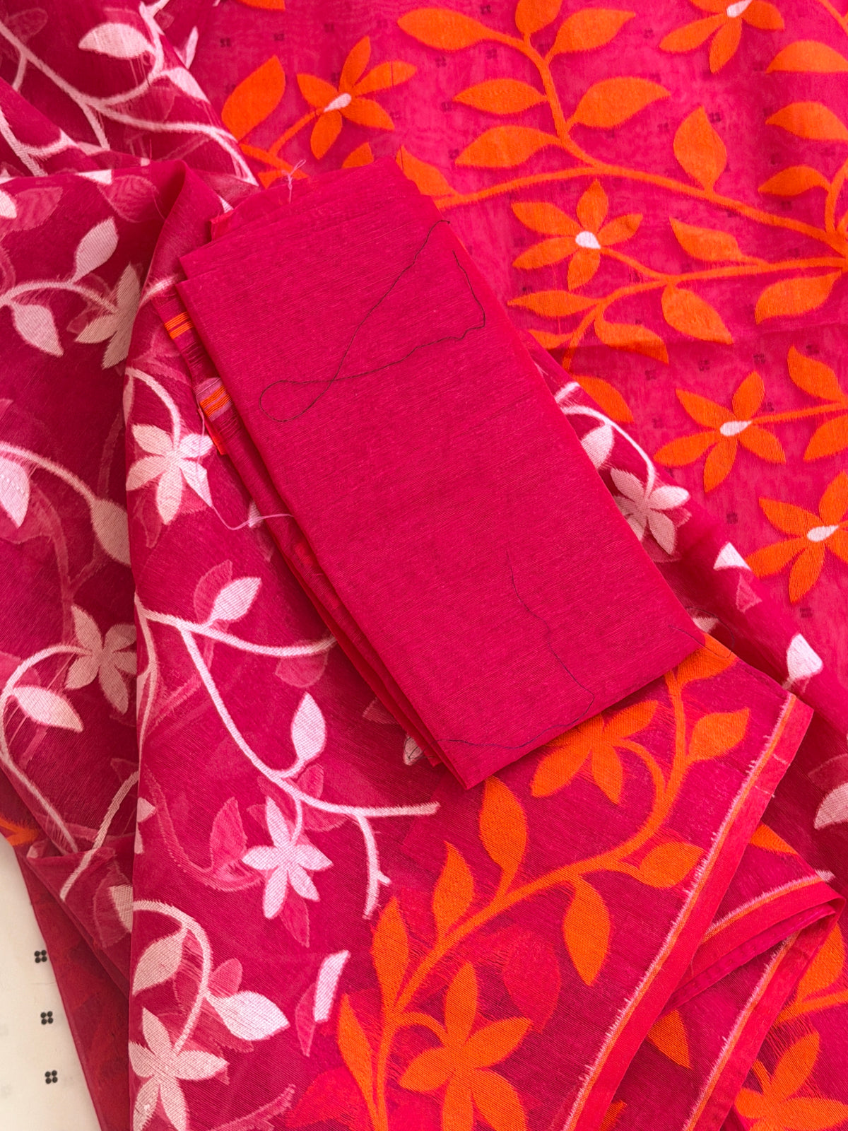 Jamdani Muslin Saree