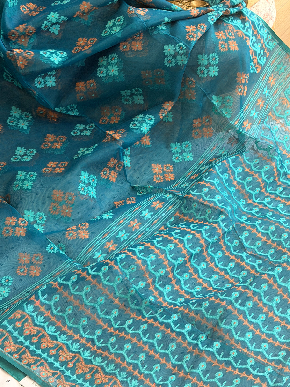 Jamdani Cotton Silk Saree