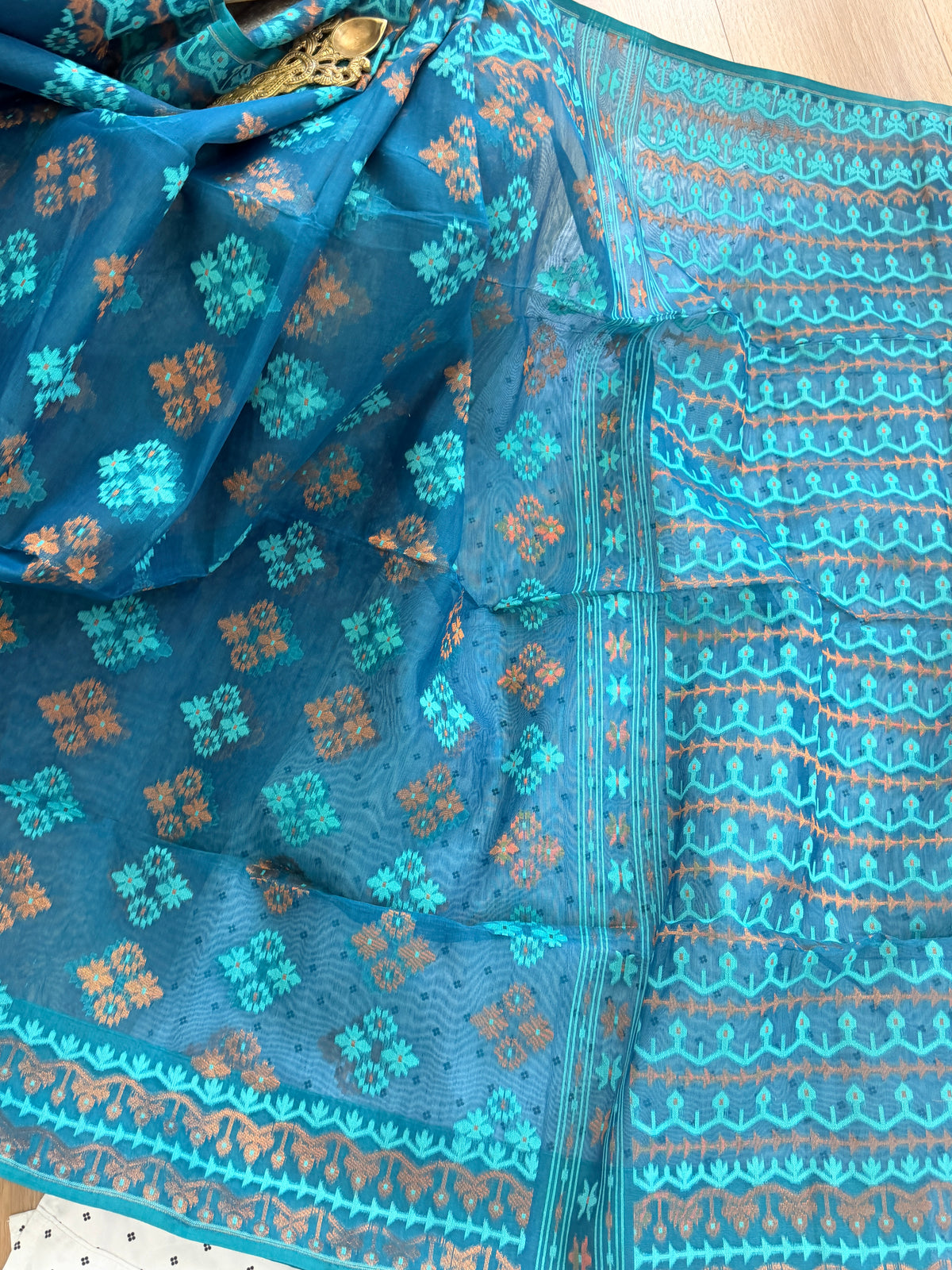 Jamdani Cotton Silk Saree