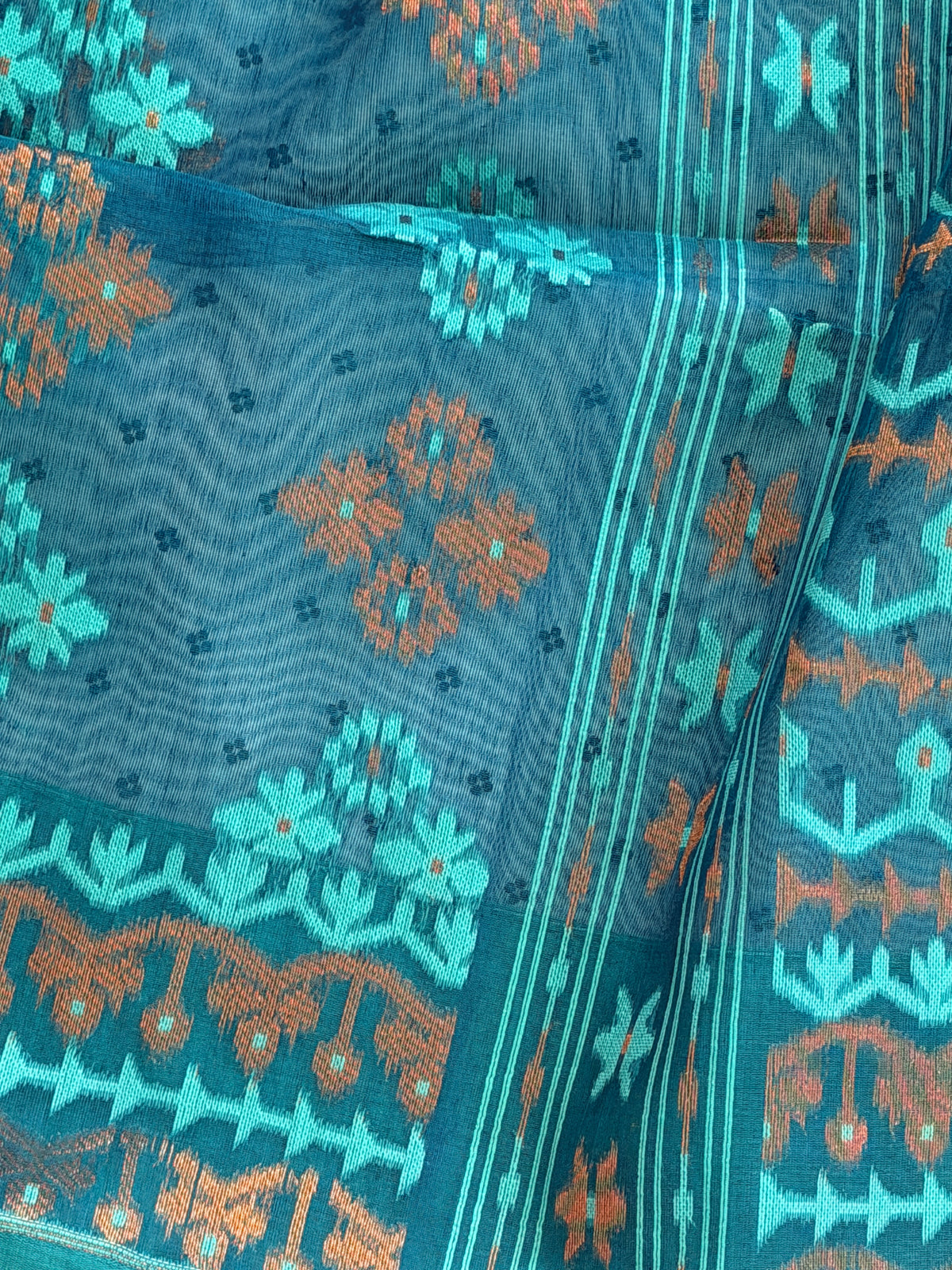Jamdani Cotton Silk Saree
