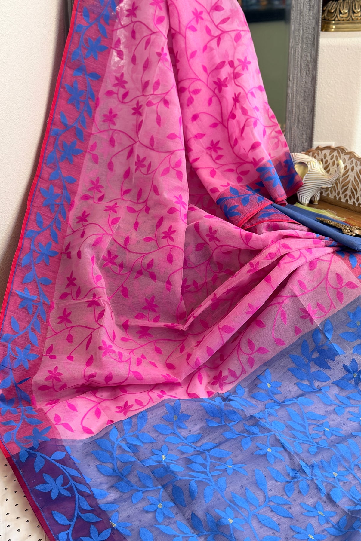 Jamdani Muslin Saree