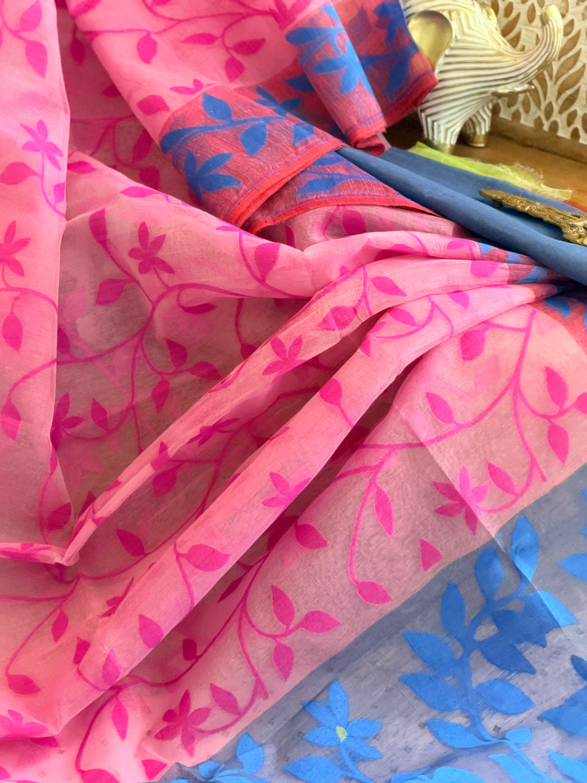 Jamdani Muslin Saree