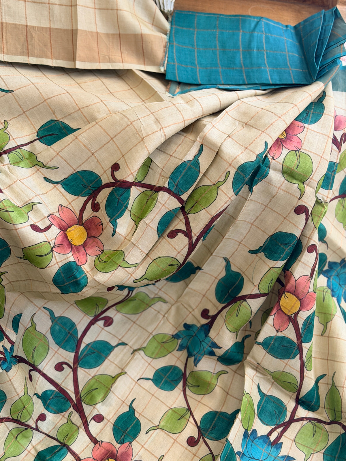 Bisnupuri Tussar Silk Saree