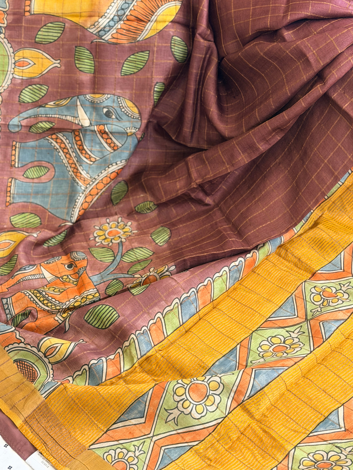 Bisnupuri Tussar Silk Saree