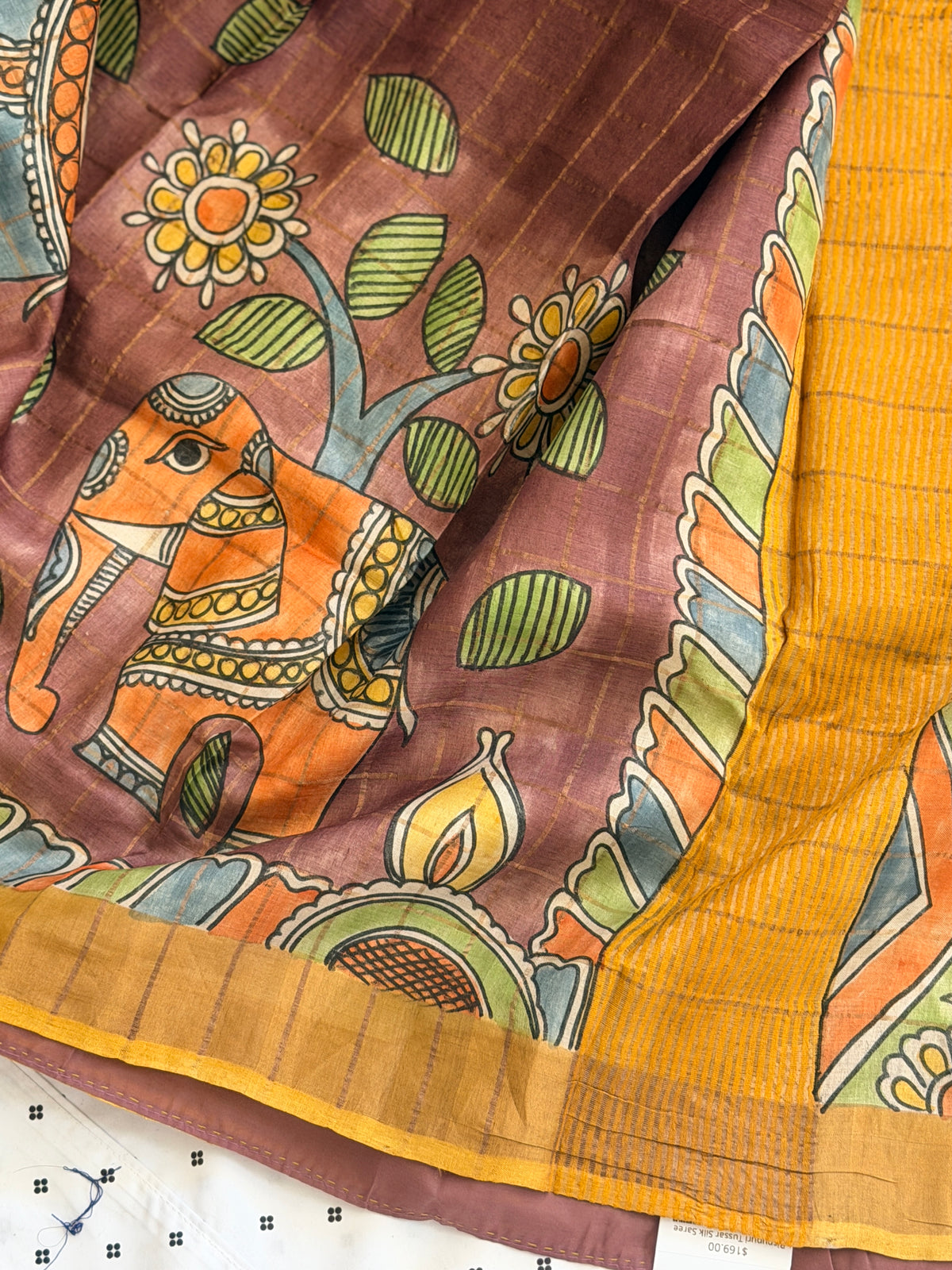 Bisnupuri Tussar Silk Saree