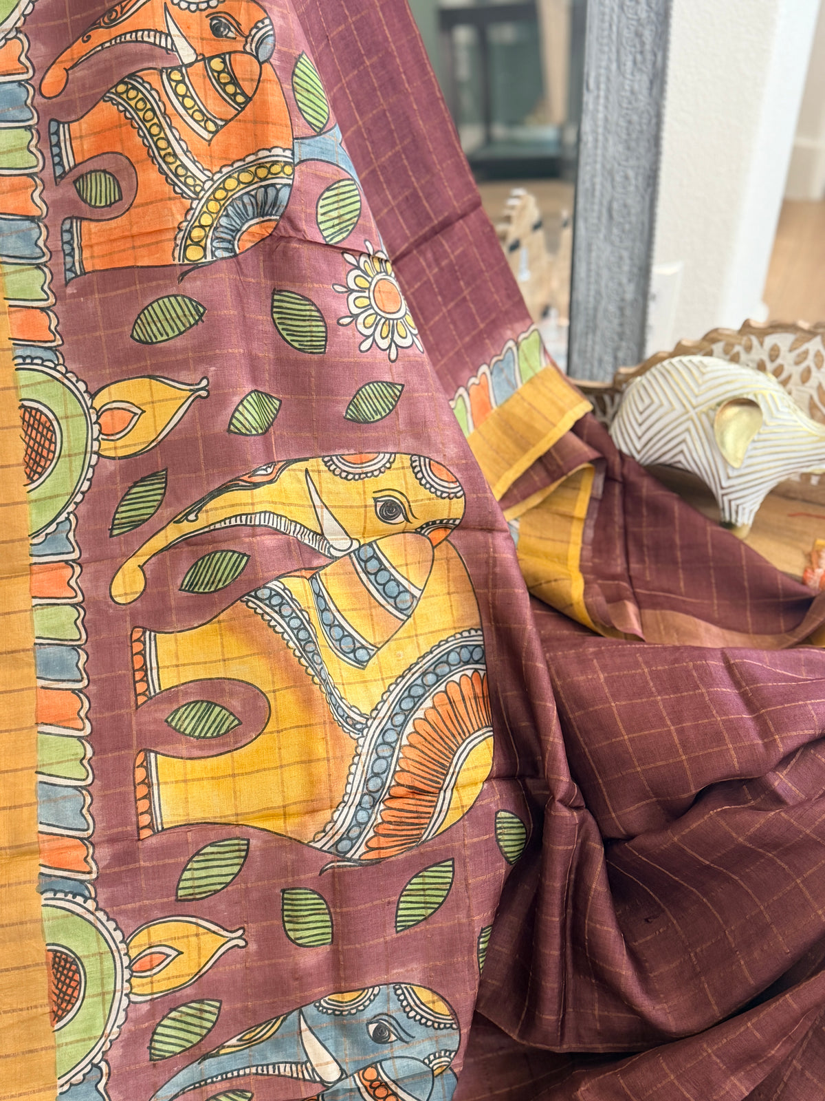 Bisnupuri Tussar Silk Saree