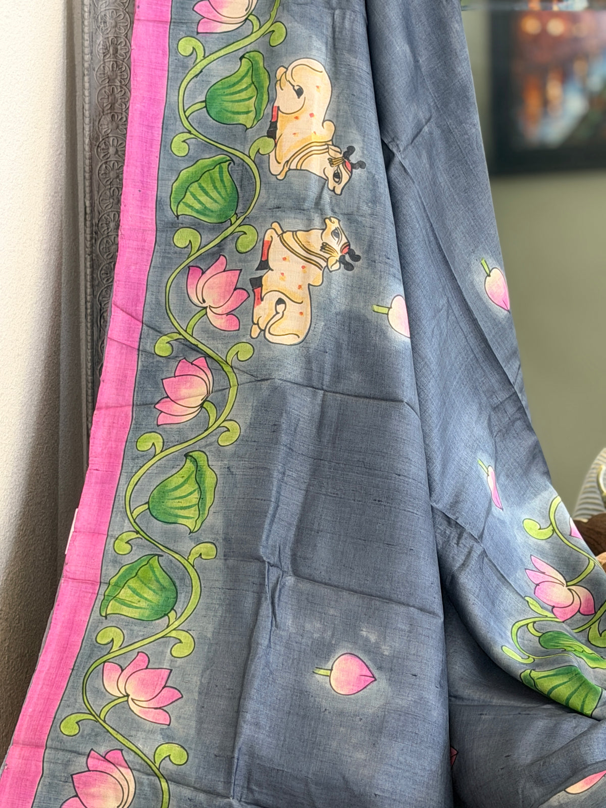 Bisnupuri Tussar Silk Saree