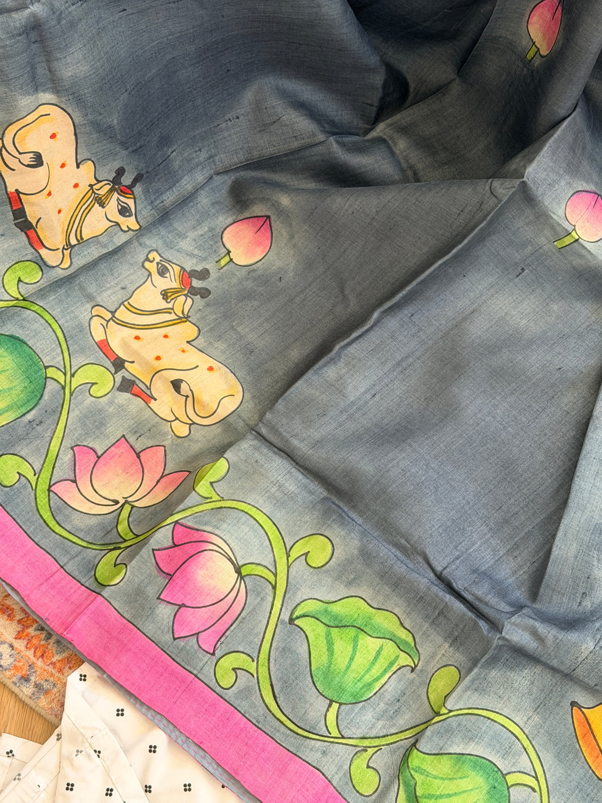 Bisnupuri Tussar Silk Saree
