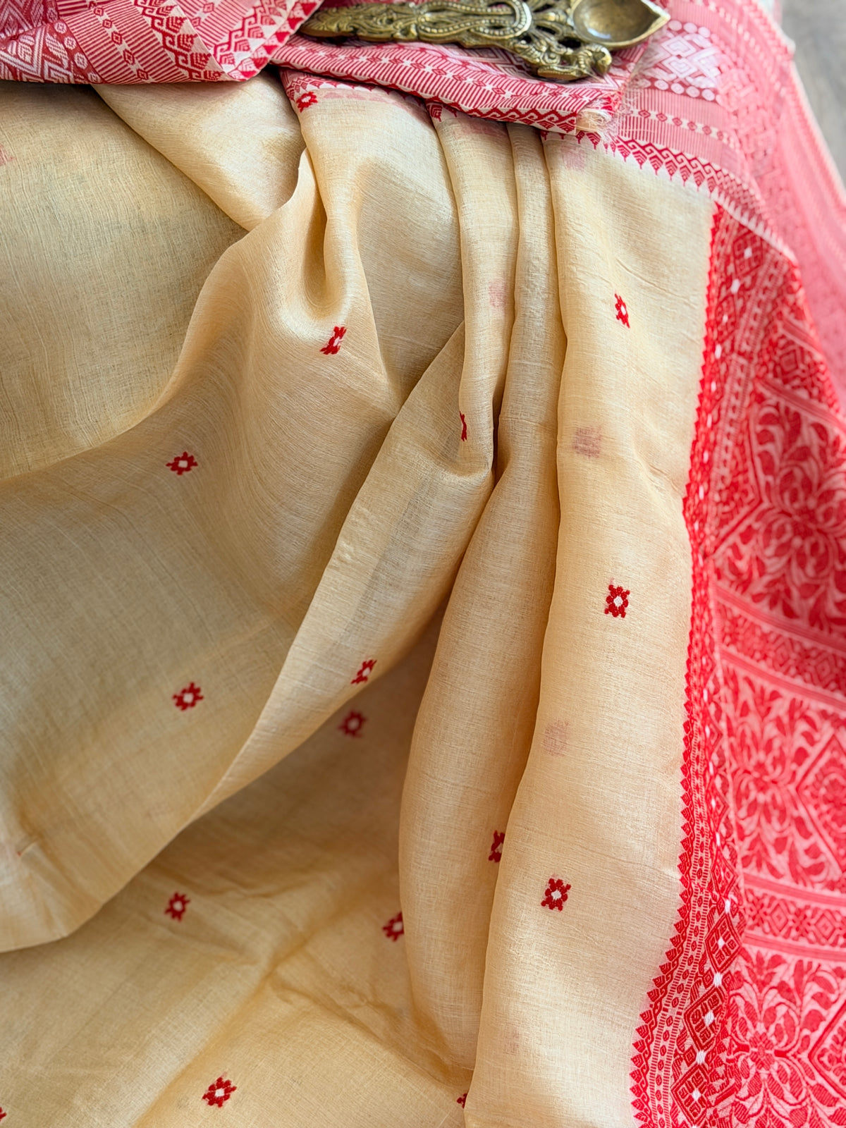 Bisnupuri Tussar Silk Saree