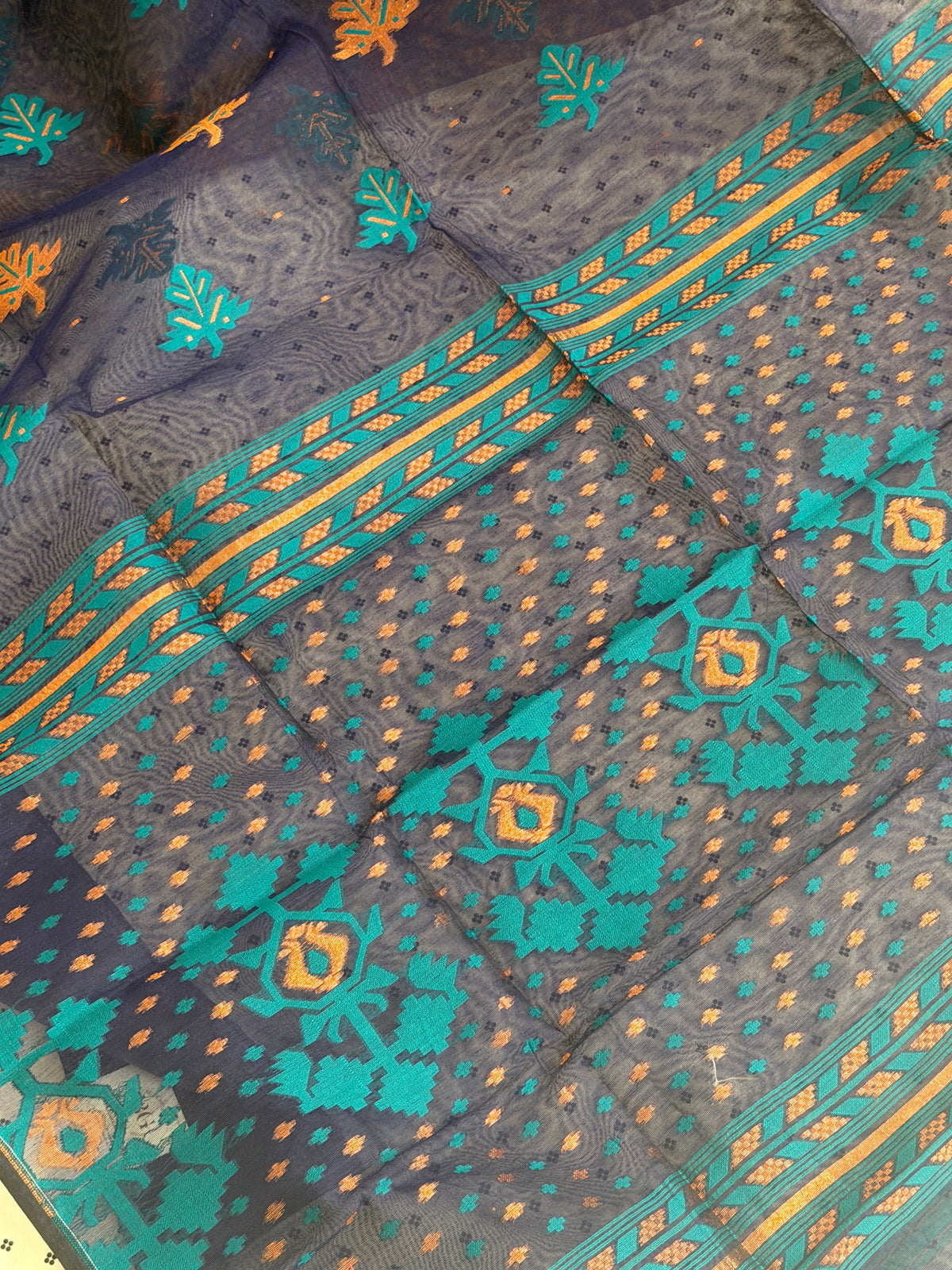 Jamdani Cotton Silk Saree