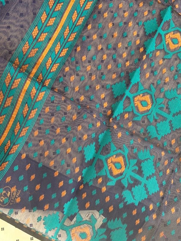 Jamdani Cotton Silk Saree