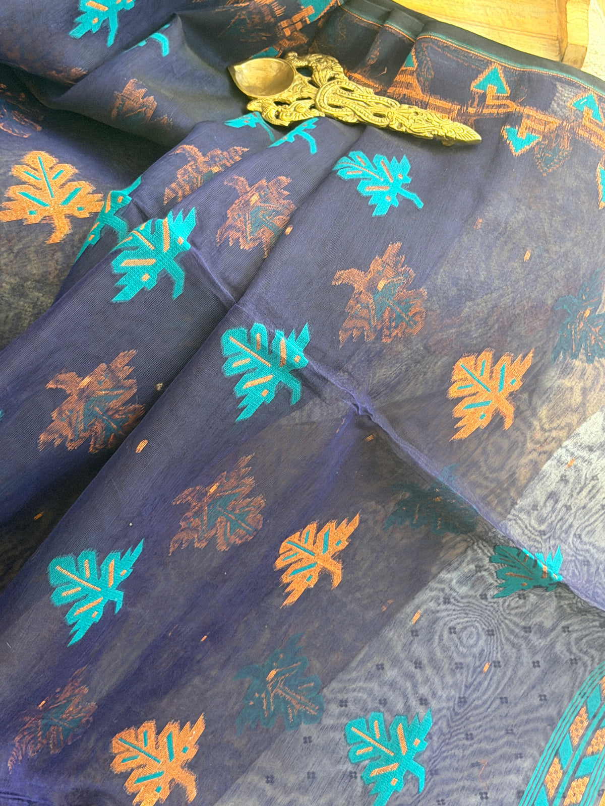 Jamdani Cotton Silk Saree