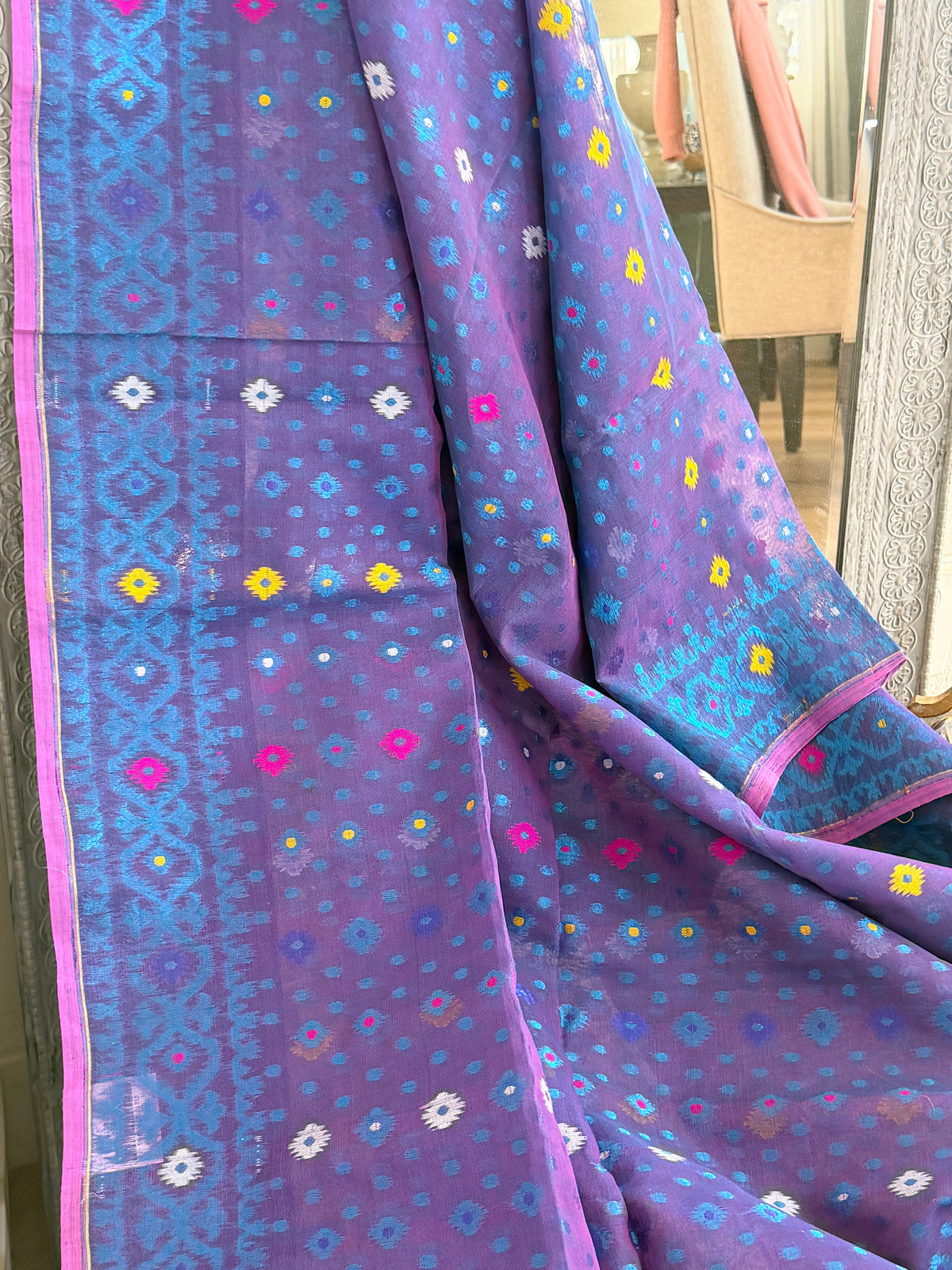 Jamdani Cotton Silk Saree