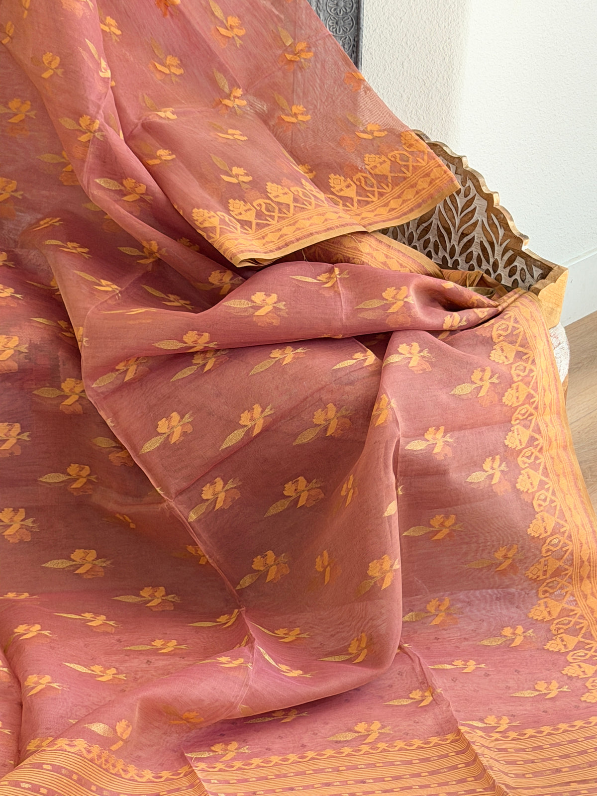 Jamdani Cotton Silk Saree