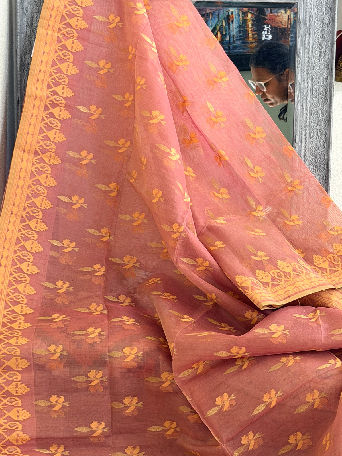 Jamdani Cotton Silk Saree