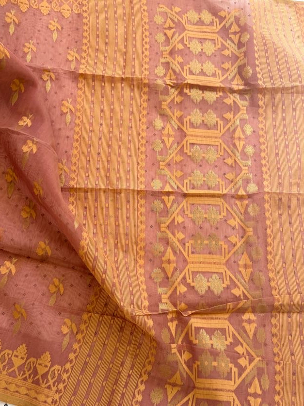 Jamdani Cotton Silk Saree