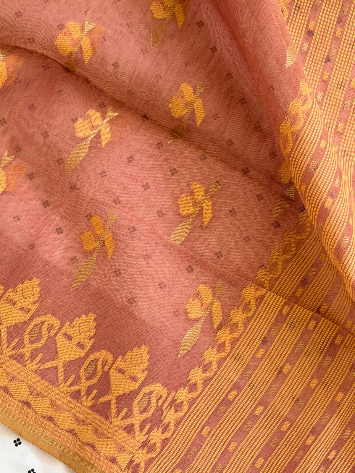 Jamdani Cotton Silk Saree