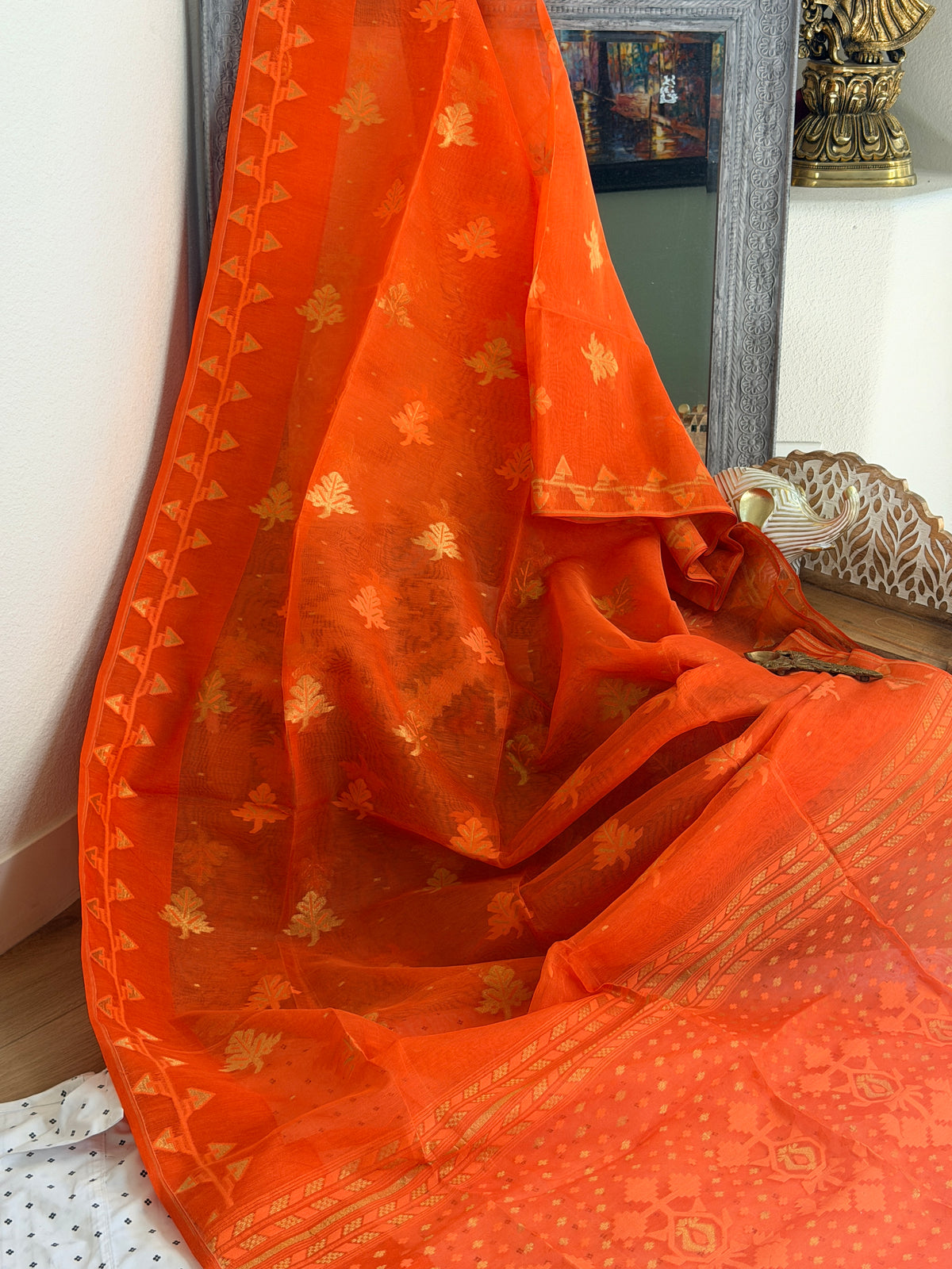 Jamdani Cotton Silk Saree