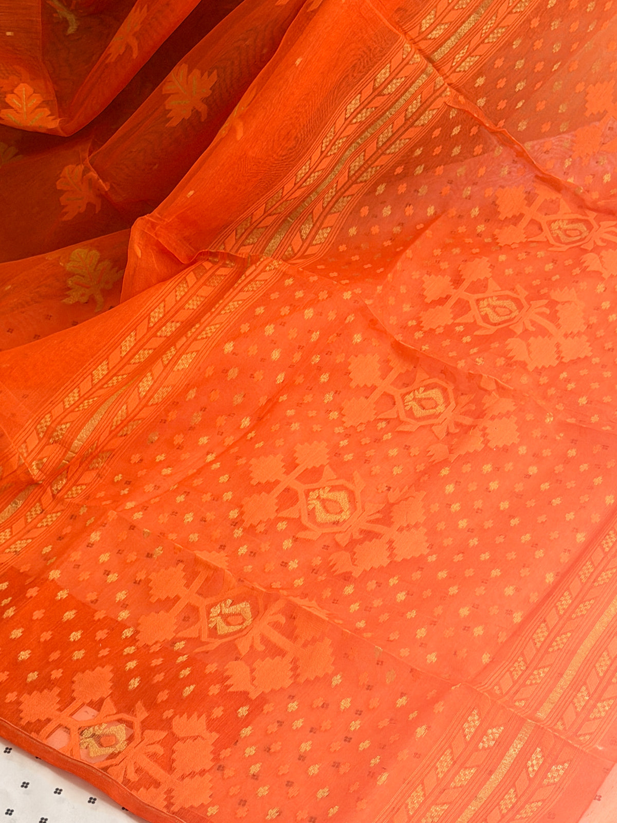 Jamdani Cotton Silk Saree