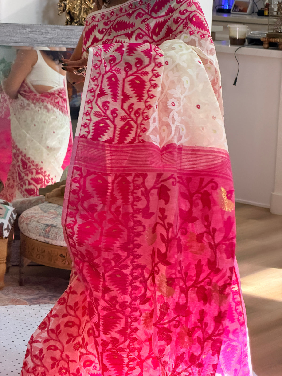 Jamdani Cotton Saree