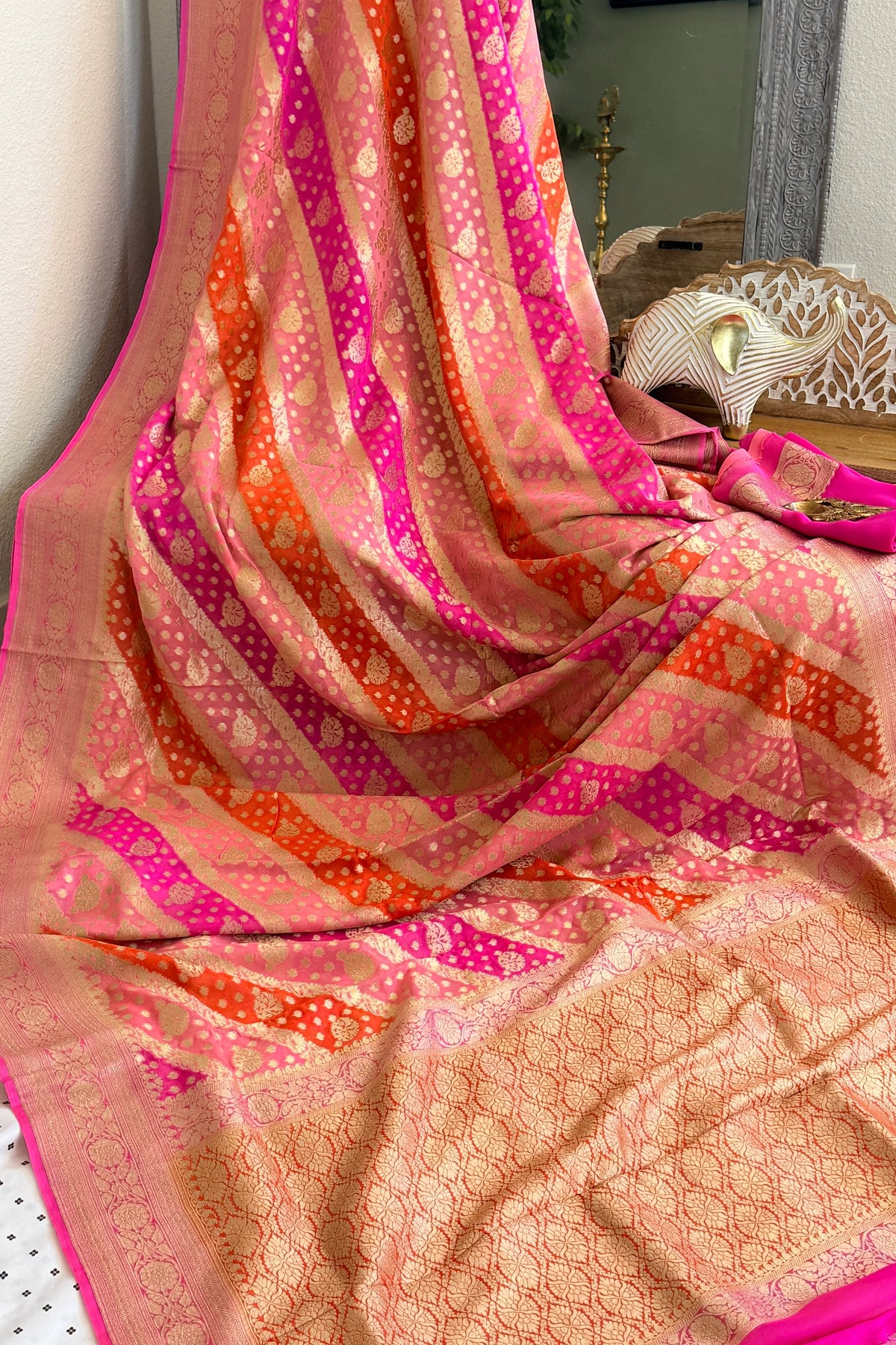 Khaddi Georgette Banarasi Saree