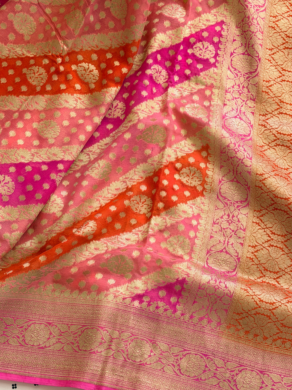 Khaddi Georgette Banarasi Saree