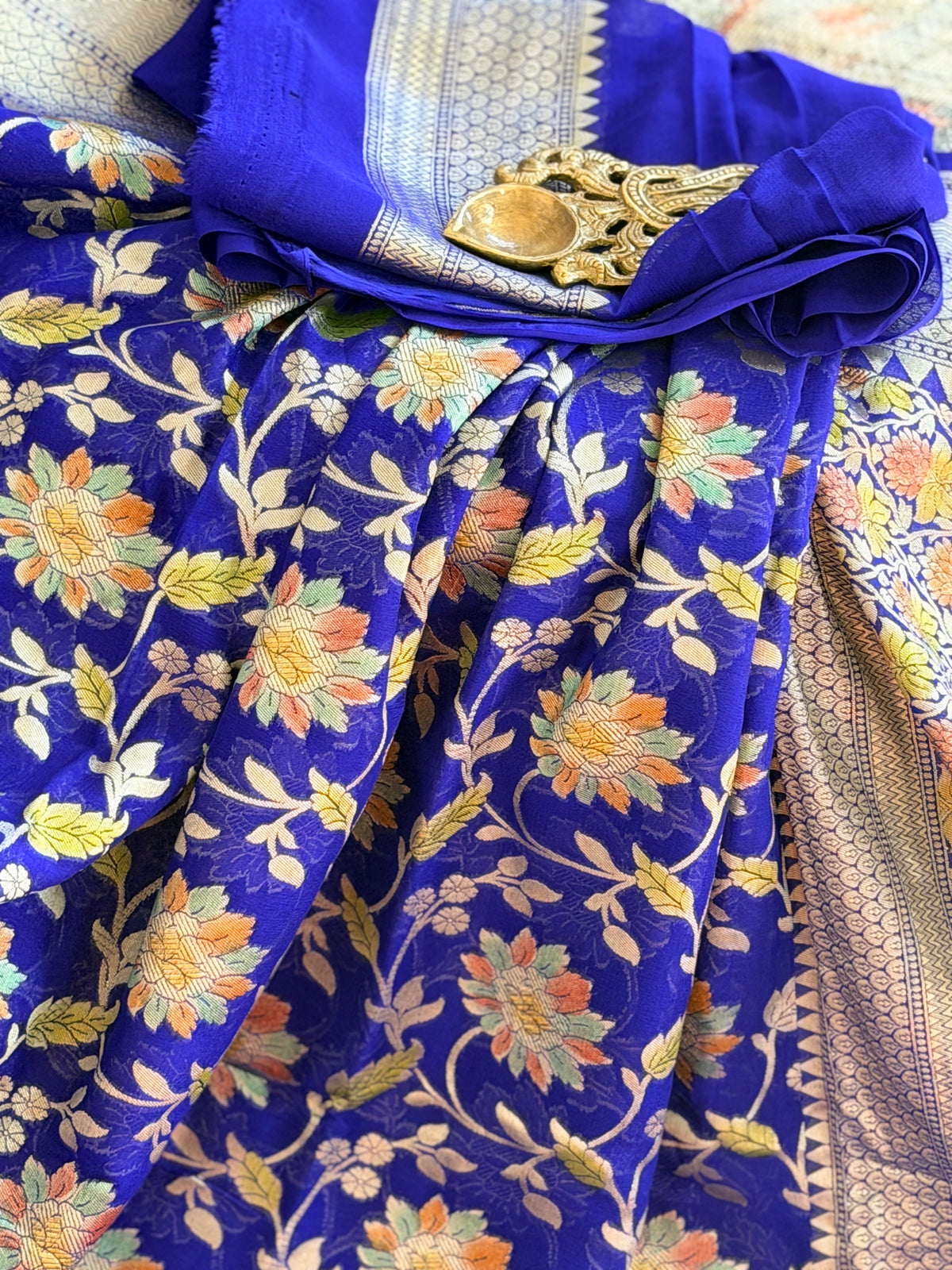 Khaddi Georgette Banarasi Saree