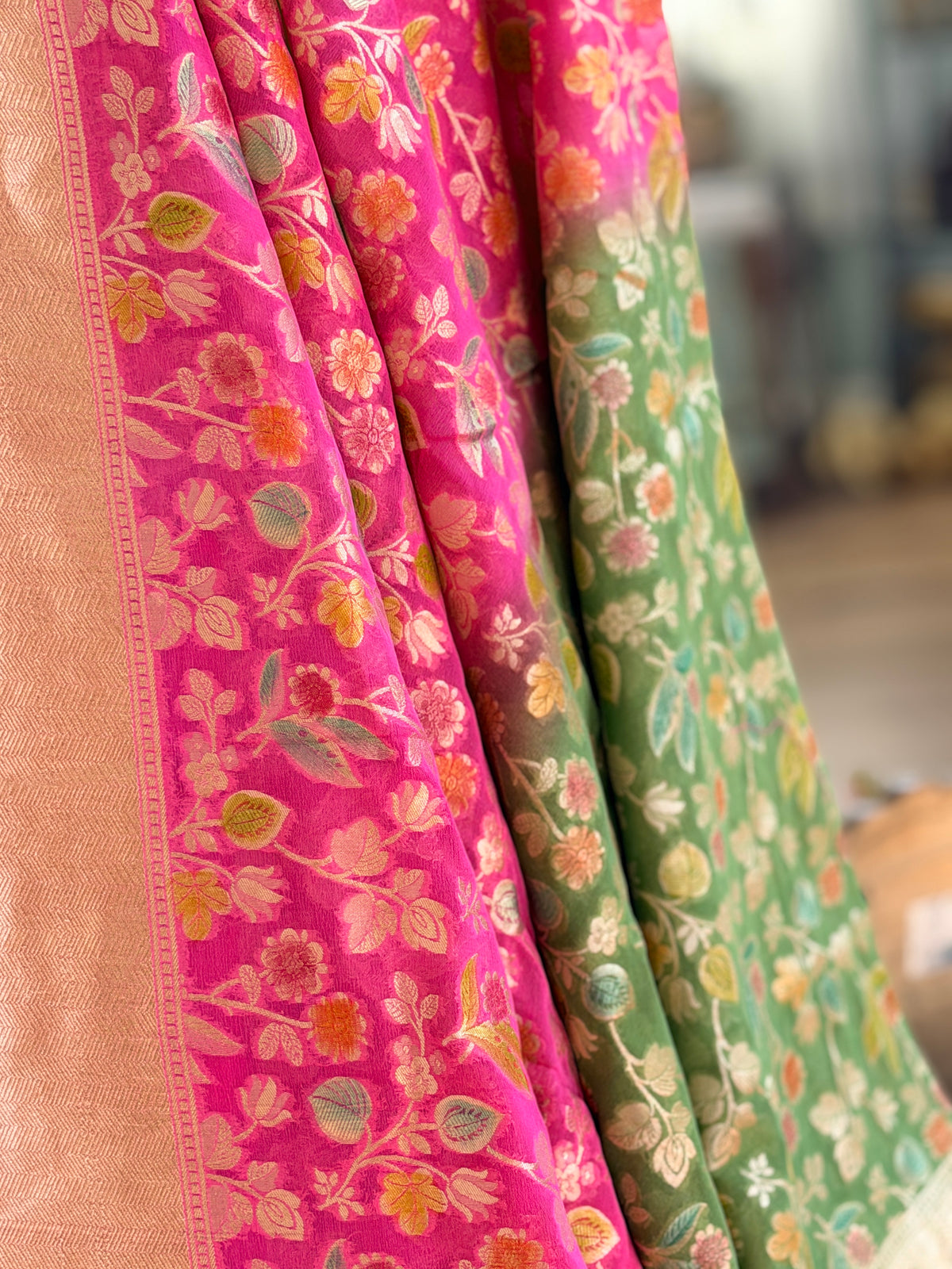 Khaddi Georgette Banarasi Saree