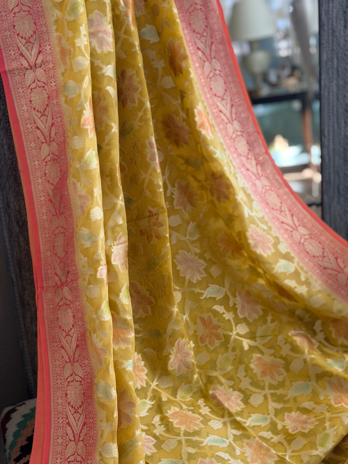 Khaddi Georgette Banarasi Saree