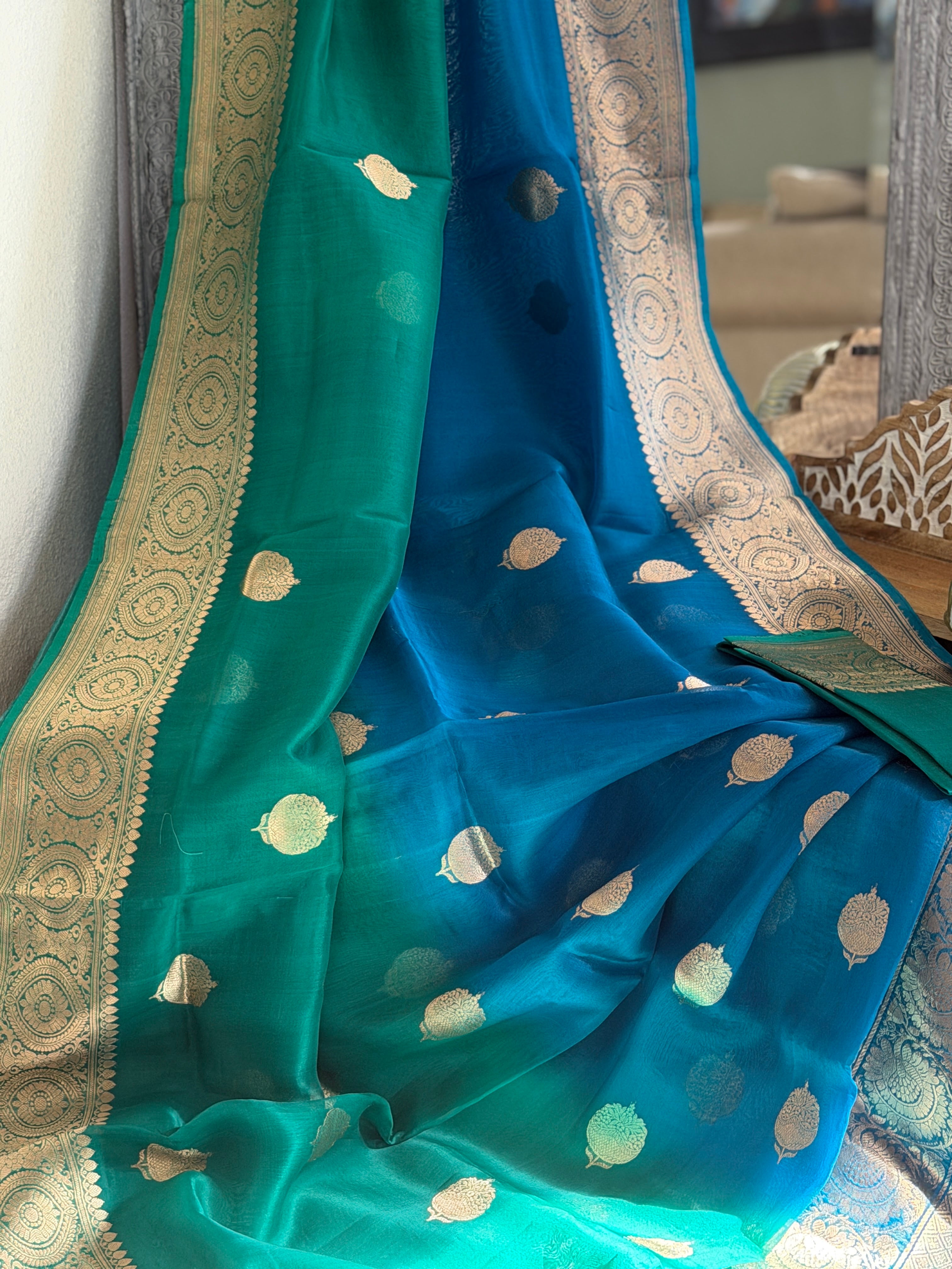 Banarasi Kora Organza Silk Saree
