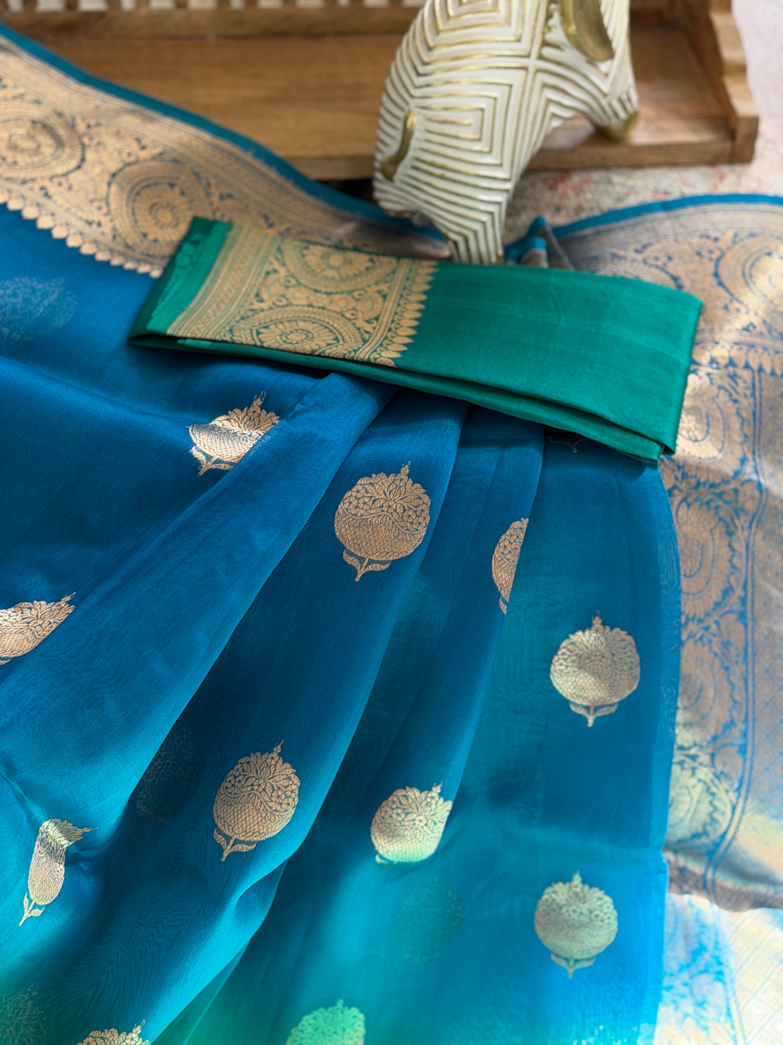 Banarasi Kora Organza Silk Saree