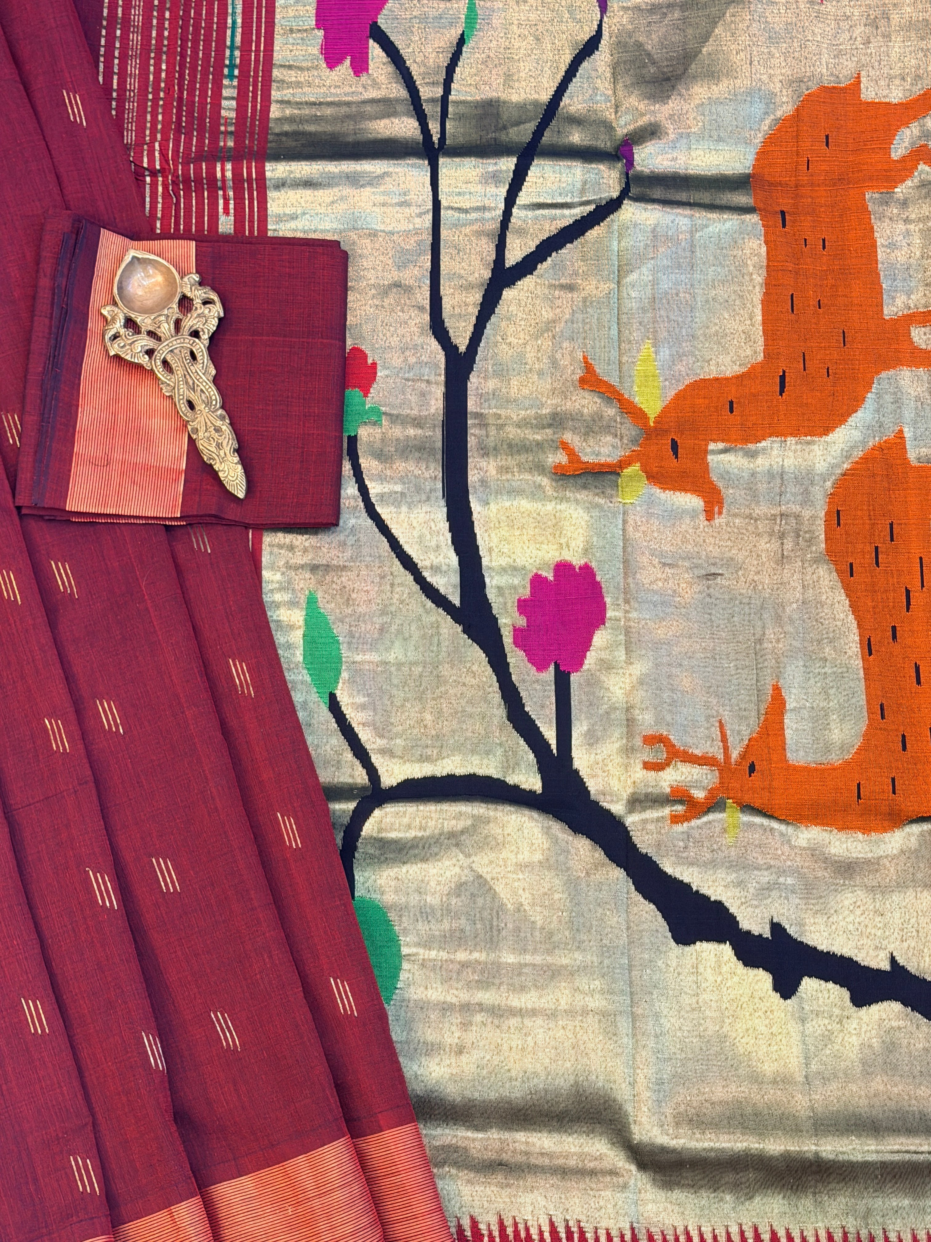 Paithani Cotton handloom saree