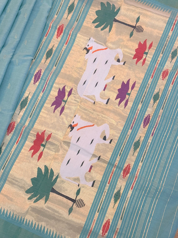 Paithani Cotton handloom saree