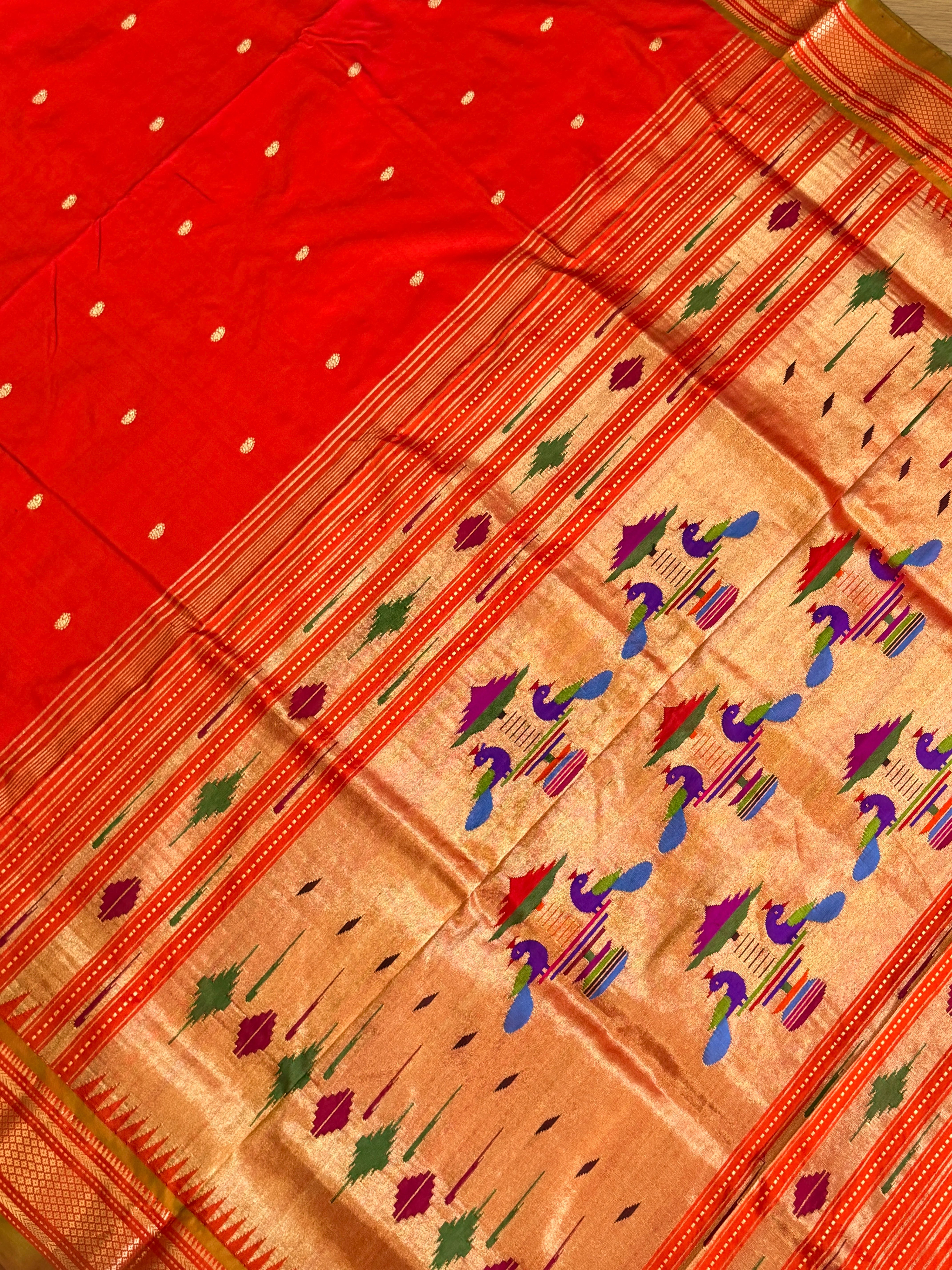 Paithani Pure silk handloom saree