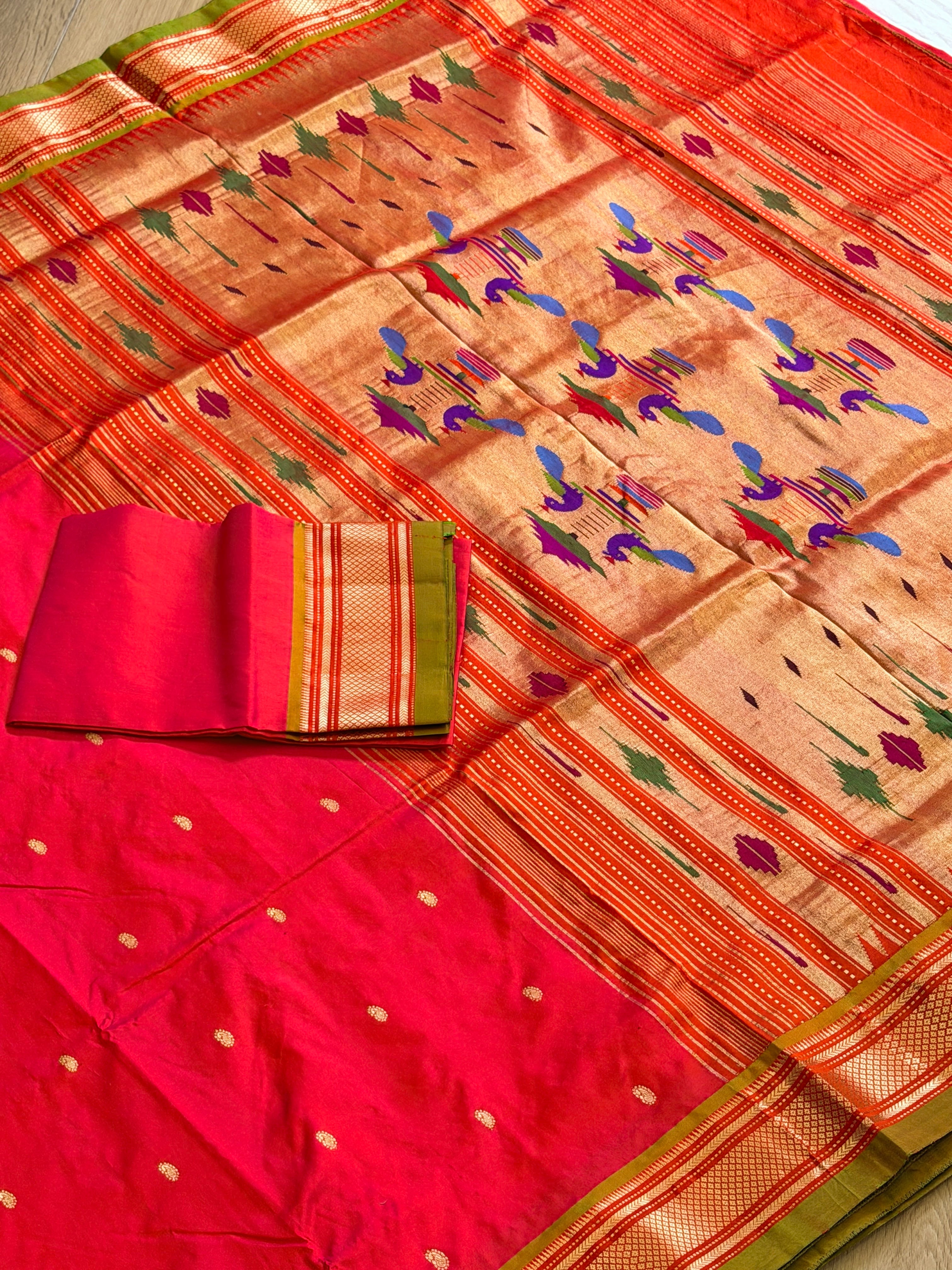Paithani Pure silk handloom saree