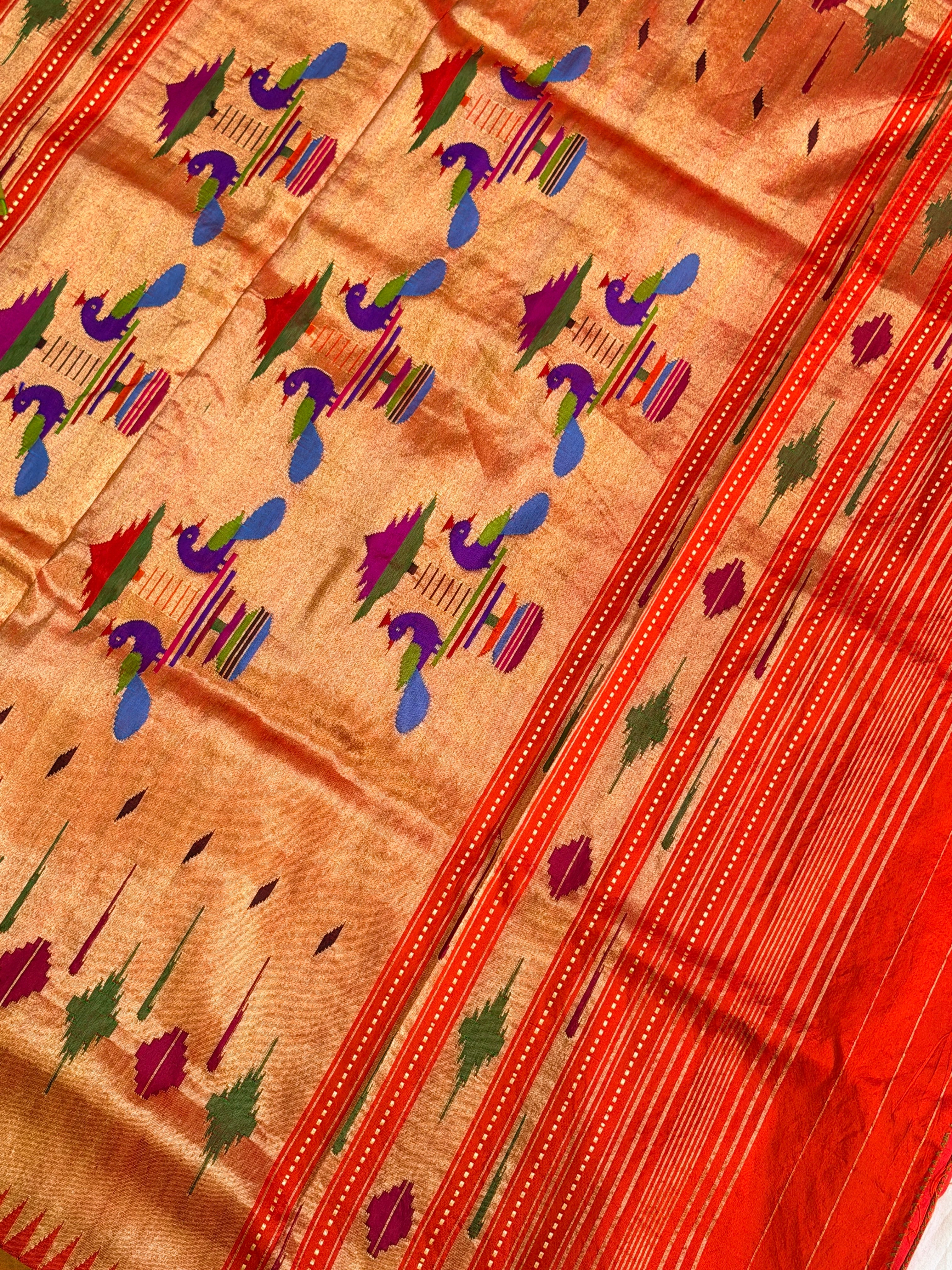 Paithani Pure silk handloom saree