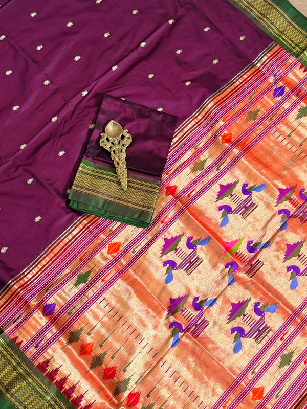 Paithani Pure silk handloom saree