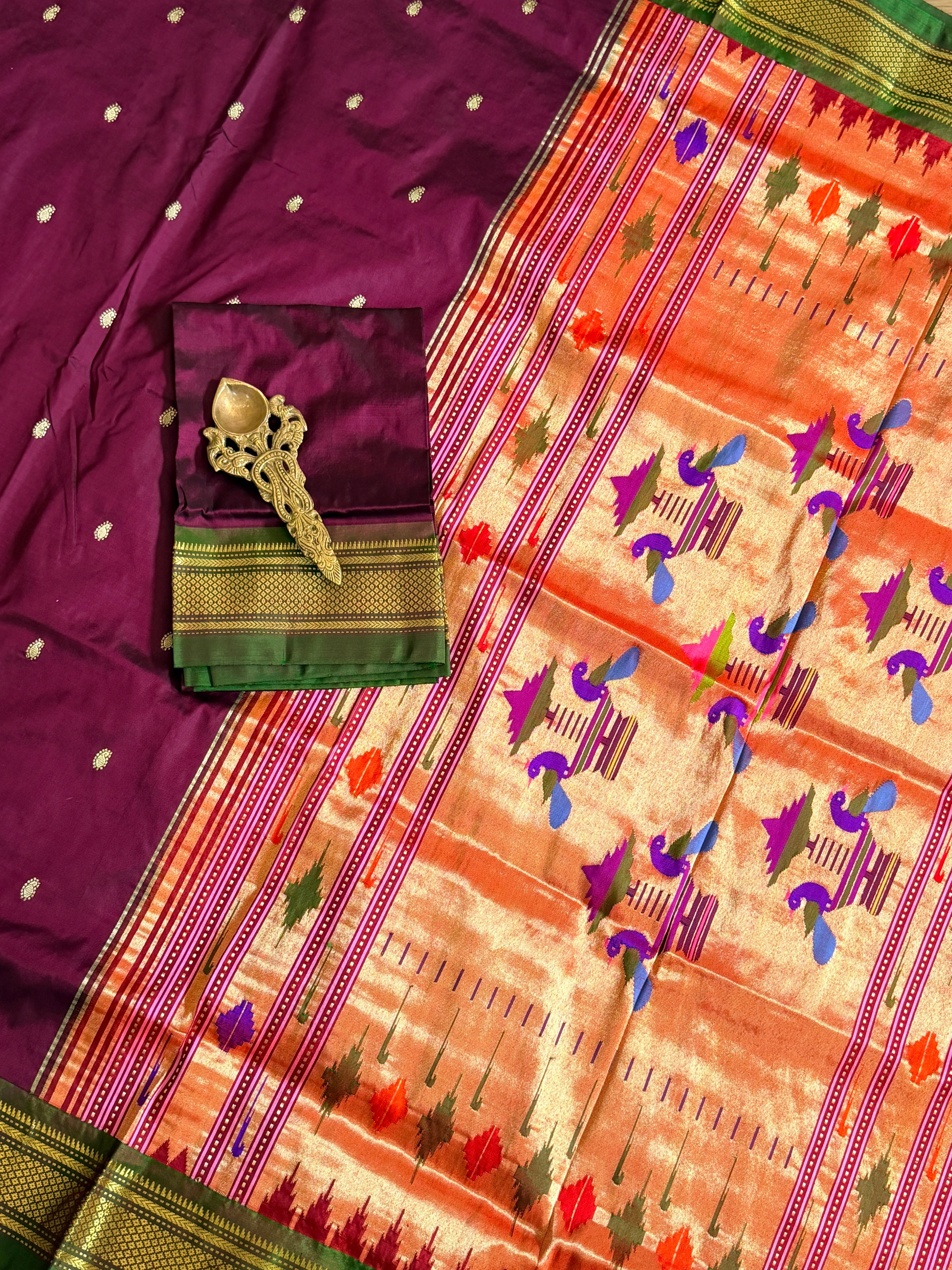 Paithani Pure silk handloom saree