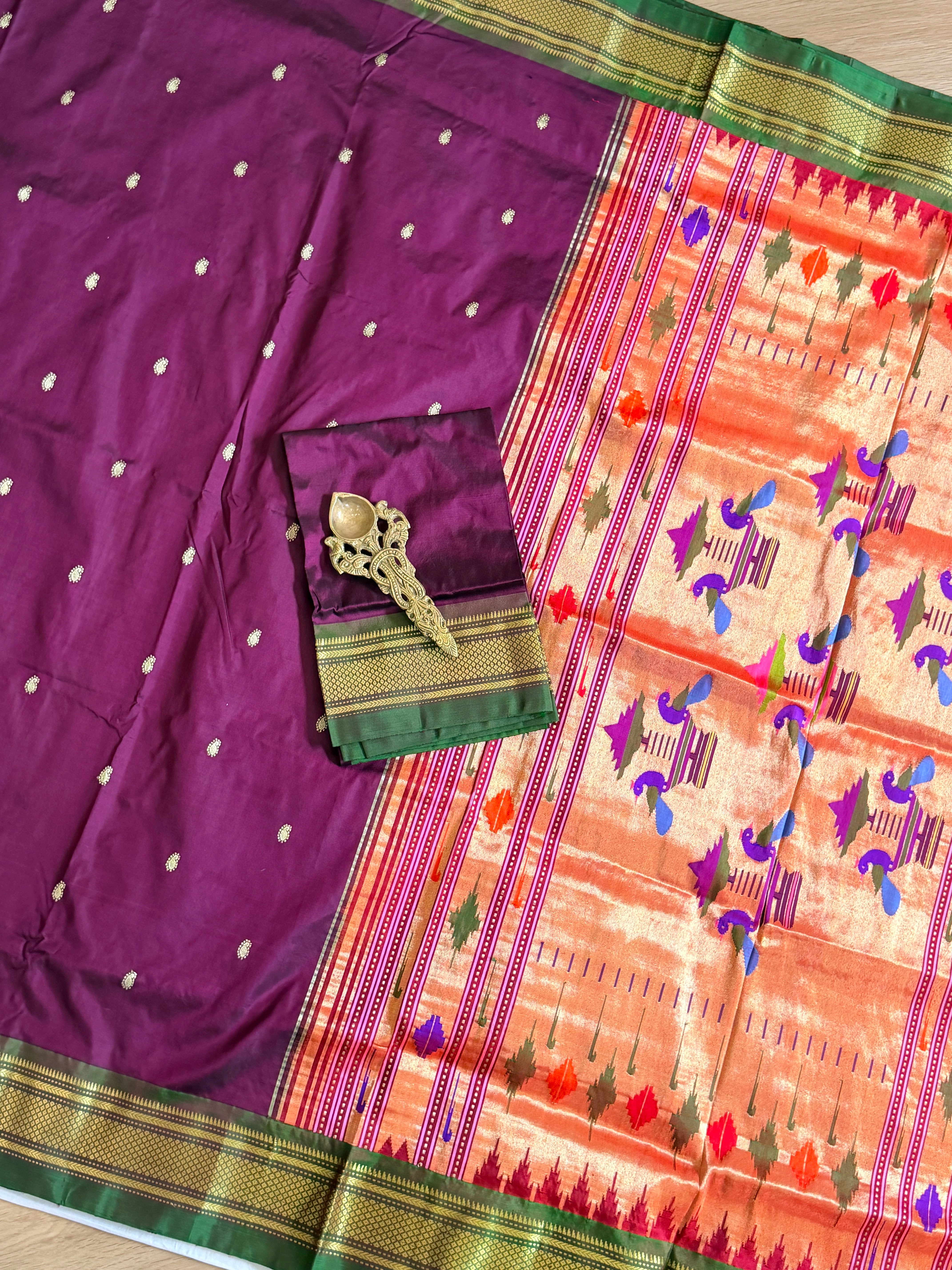 Paithani Pure silk handloom saree