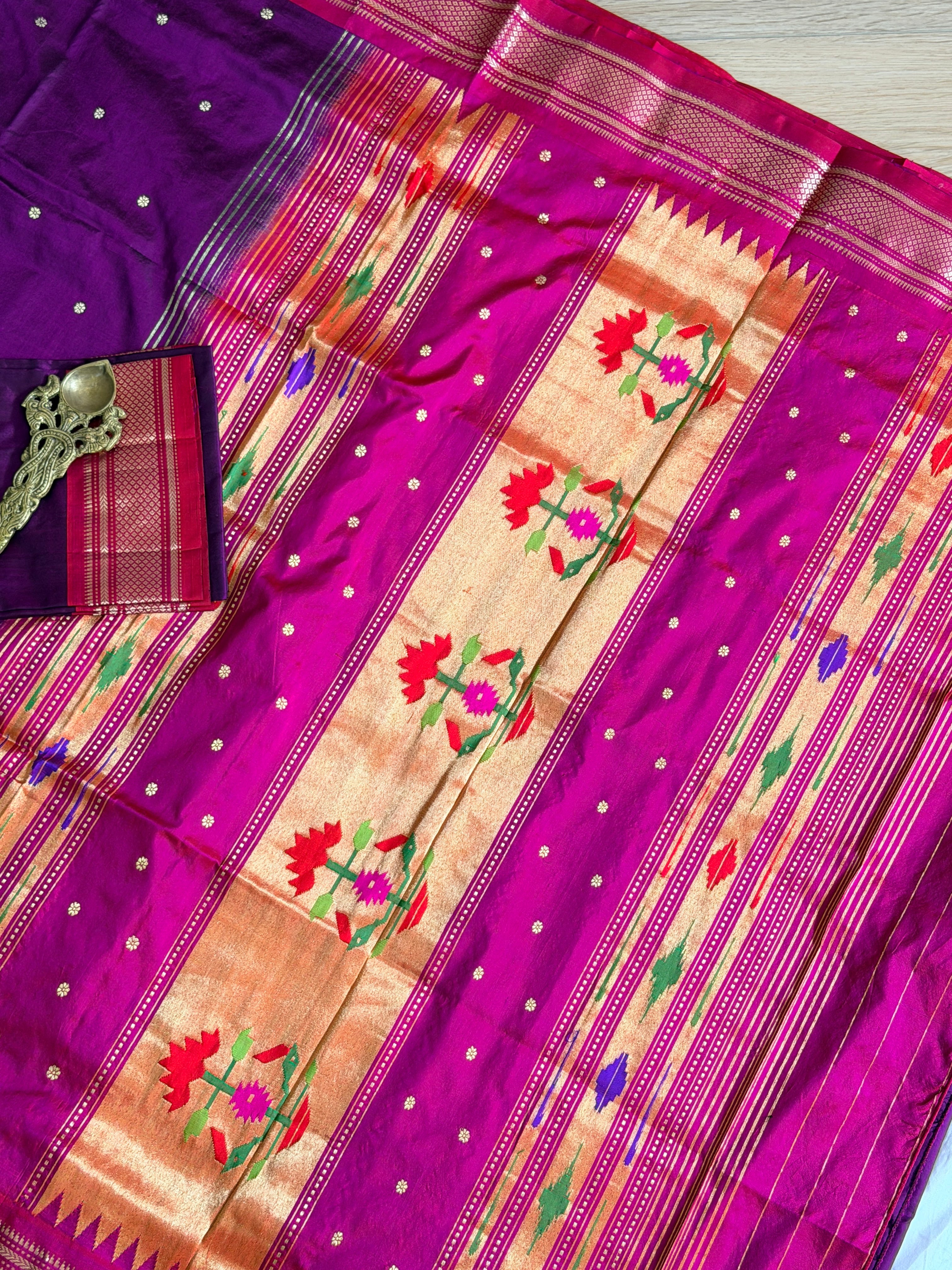 Paithani Pure silk handloom saree