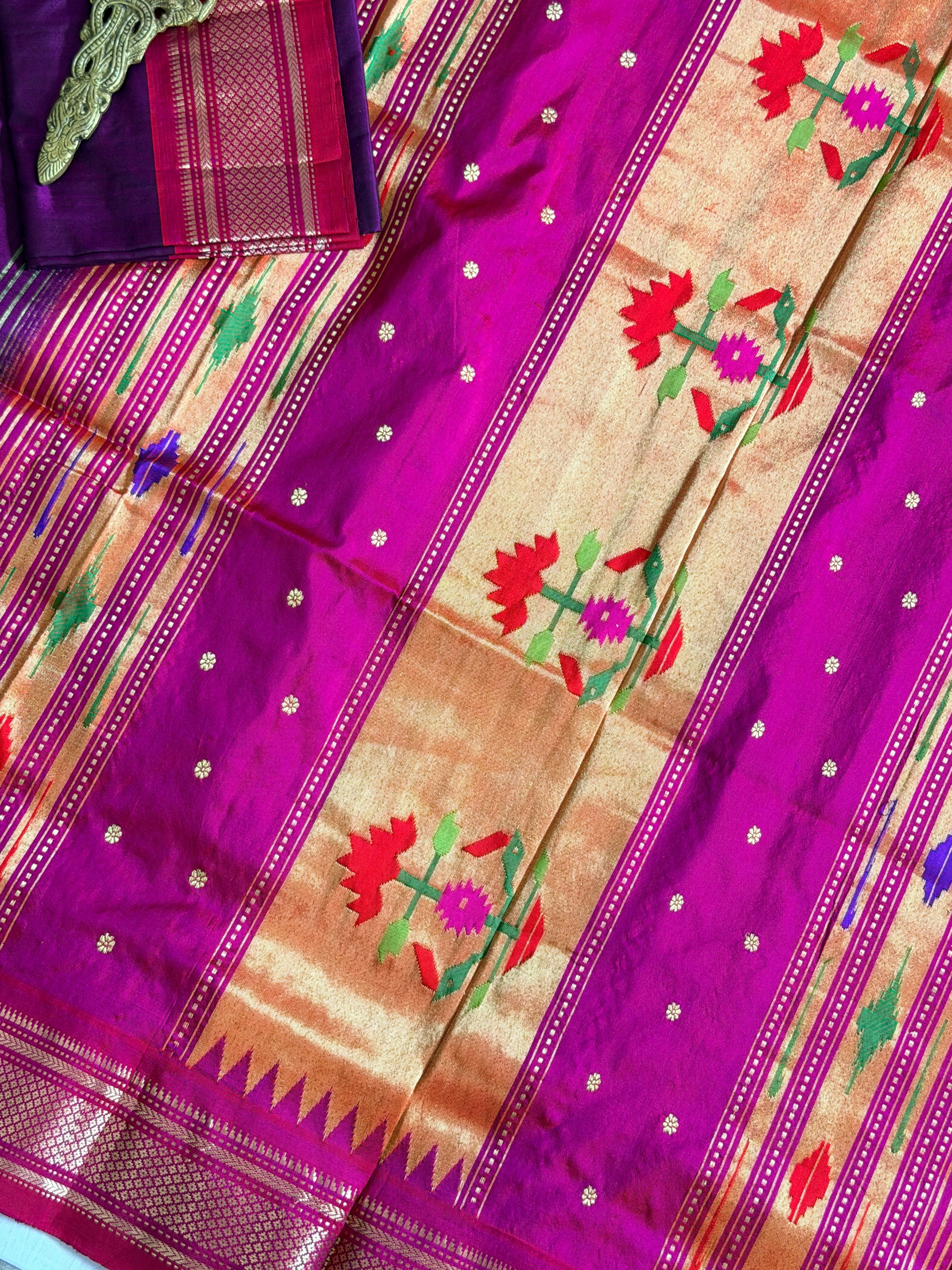 Paithani Pure silk handloom saree