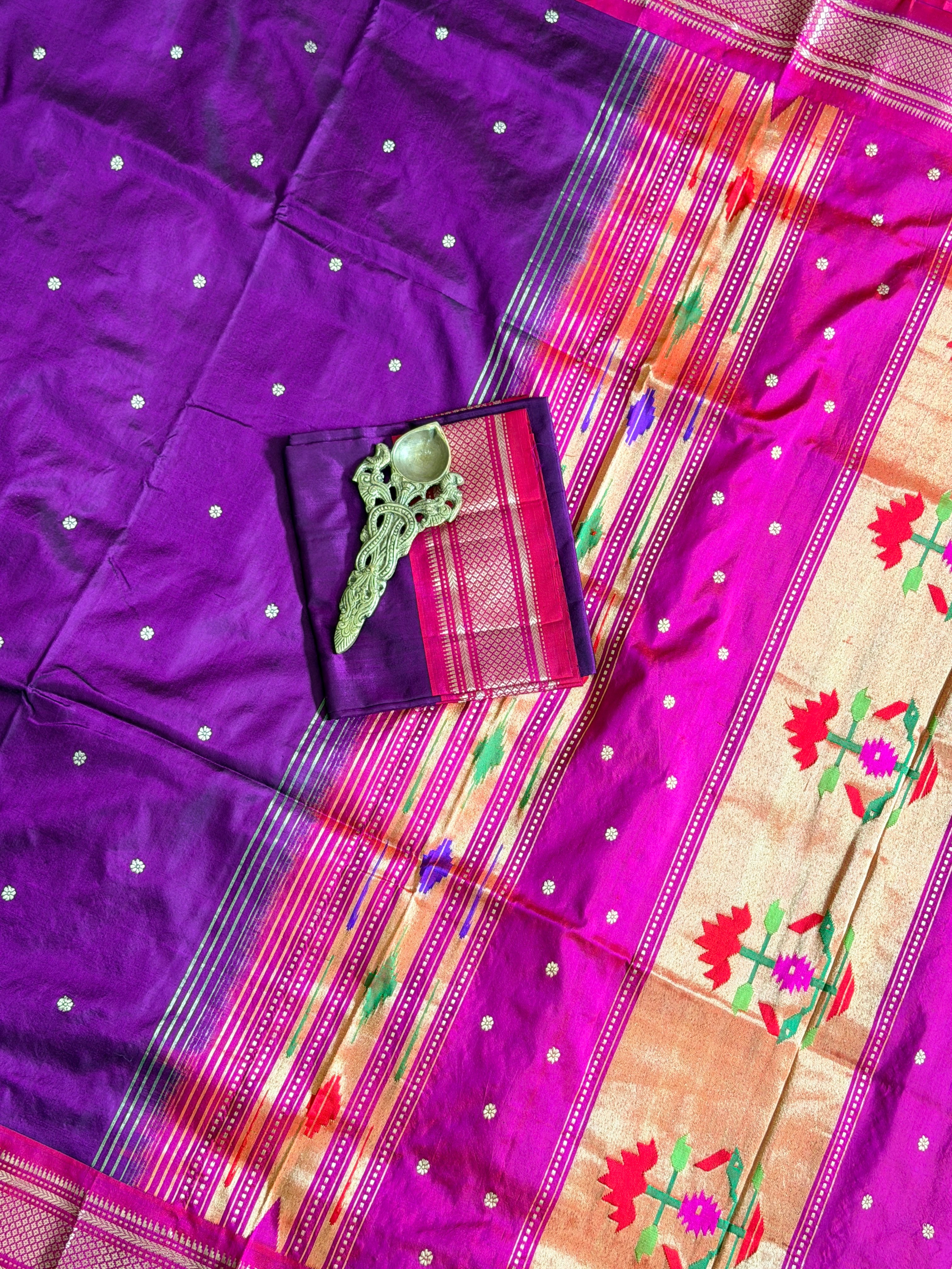 Paithani Pure silk handloom saree