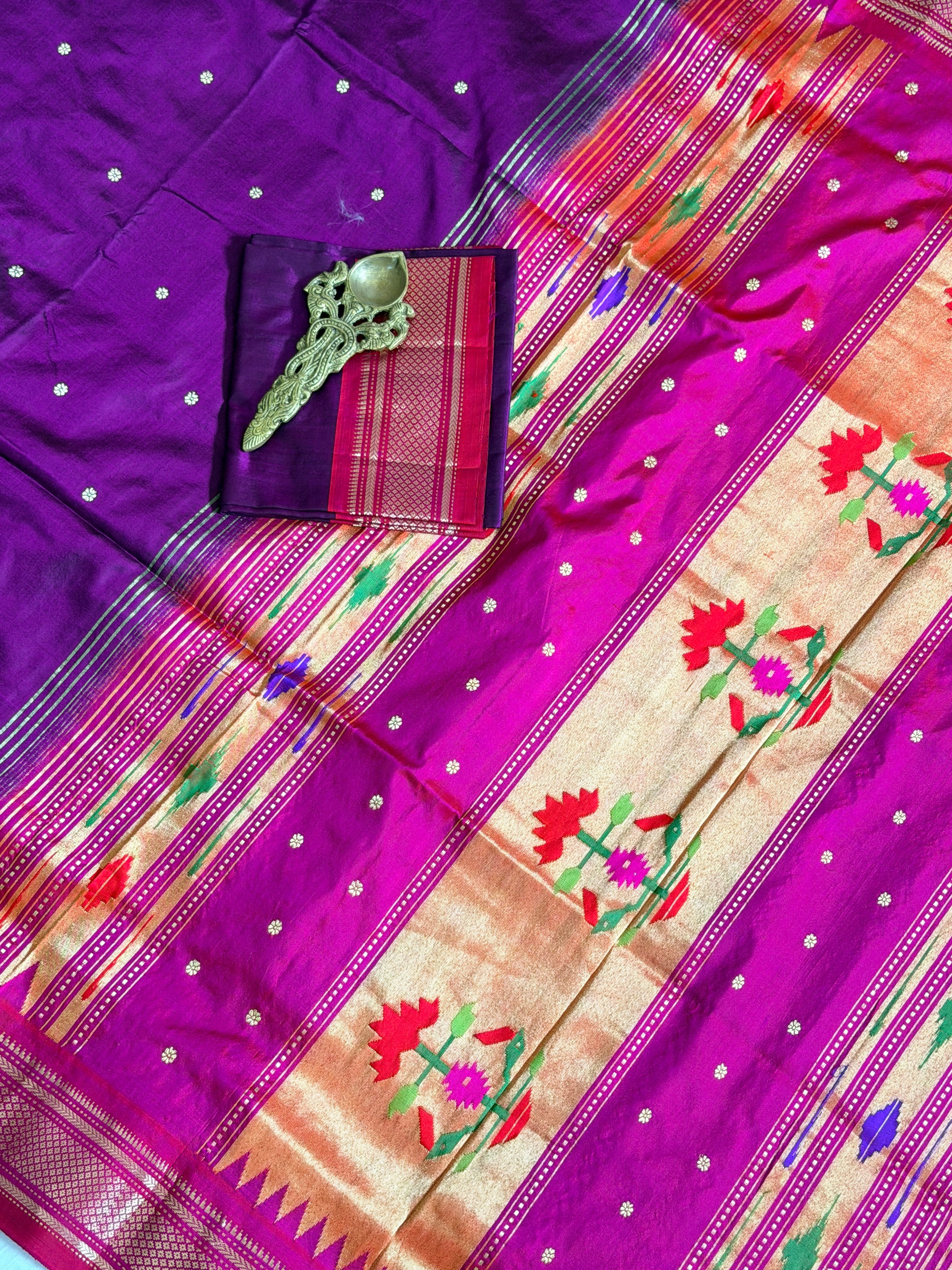 Paithani Pure silk handloom saree
