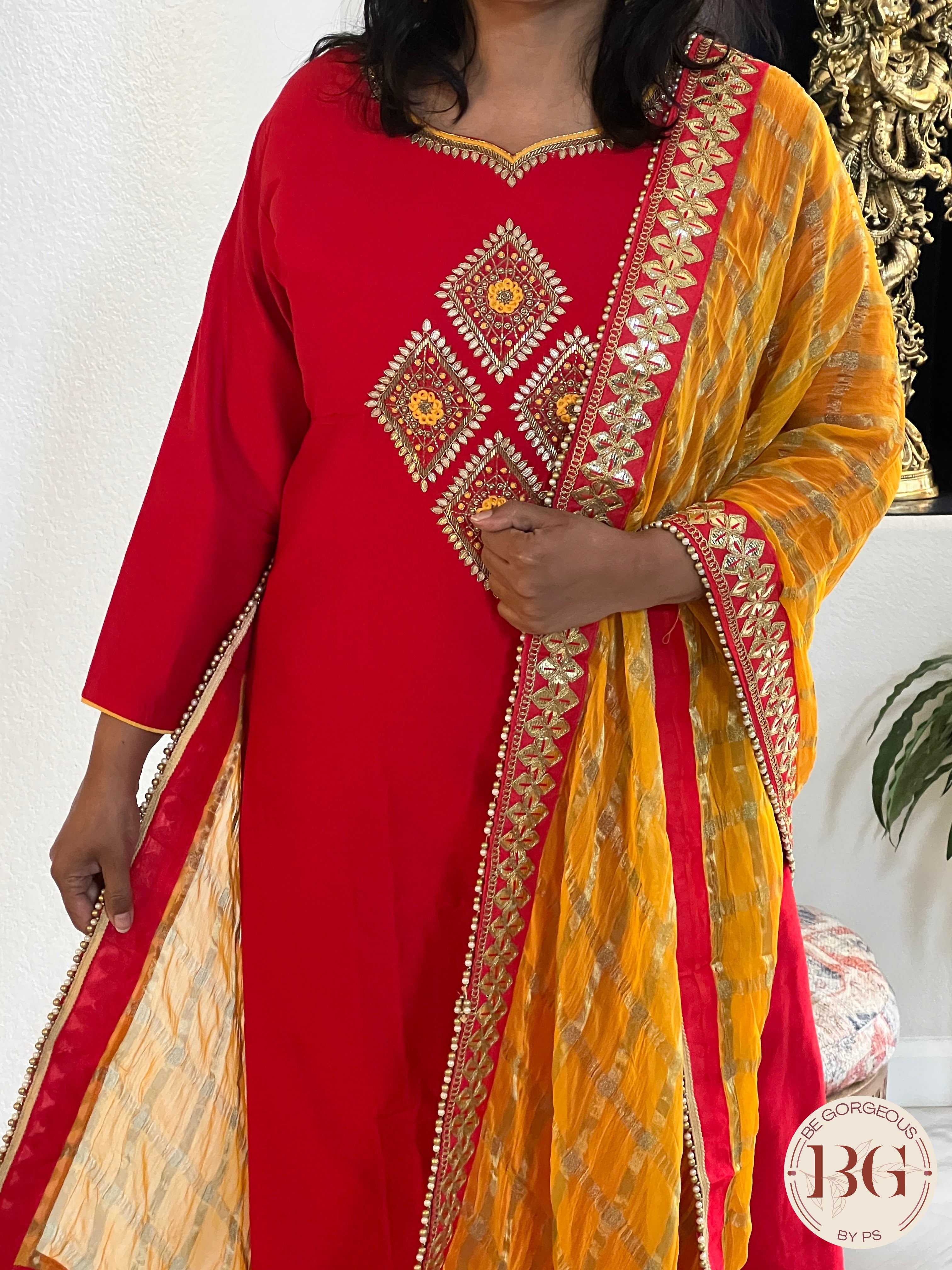 Reeta Fashion Dazzling Mustard Yellow Banarasi Salwar Suit | Reeta Fashion