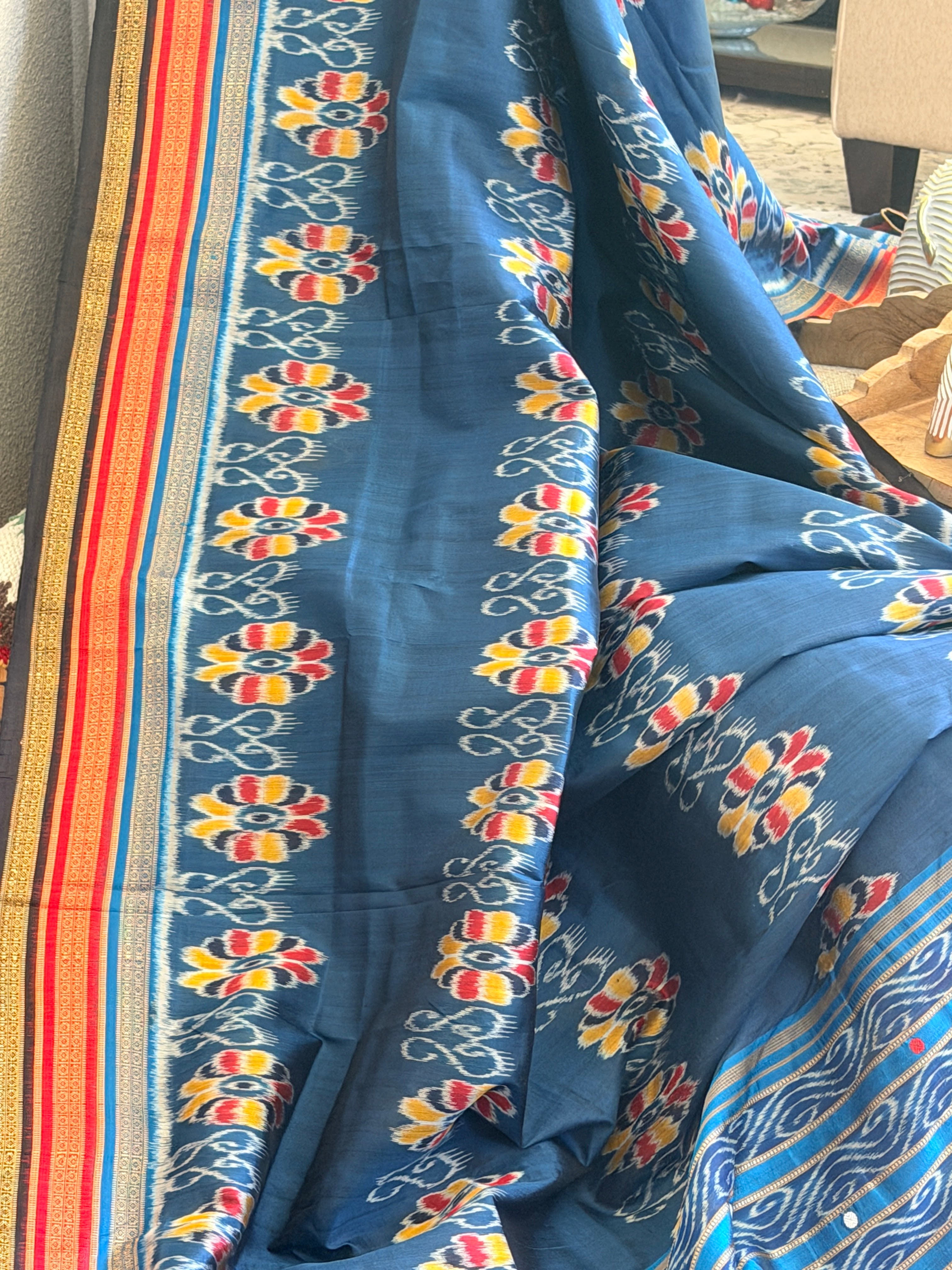 Baghambari kathiphera handloom odisha saree
