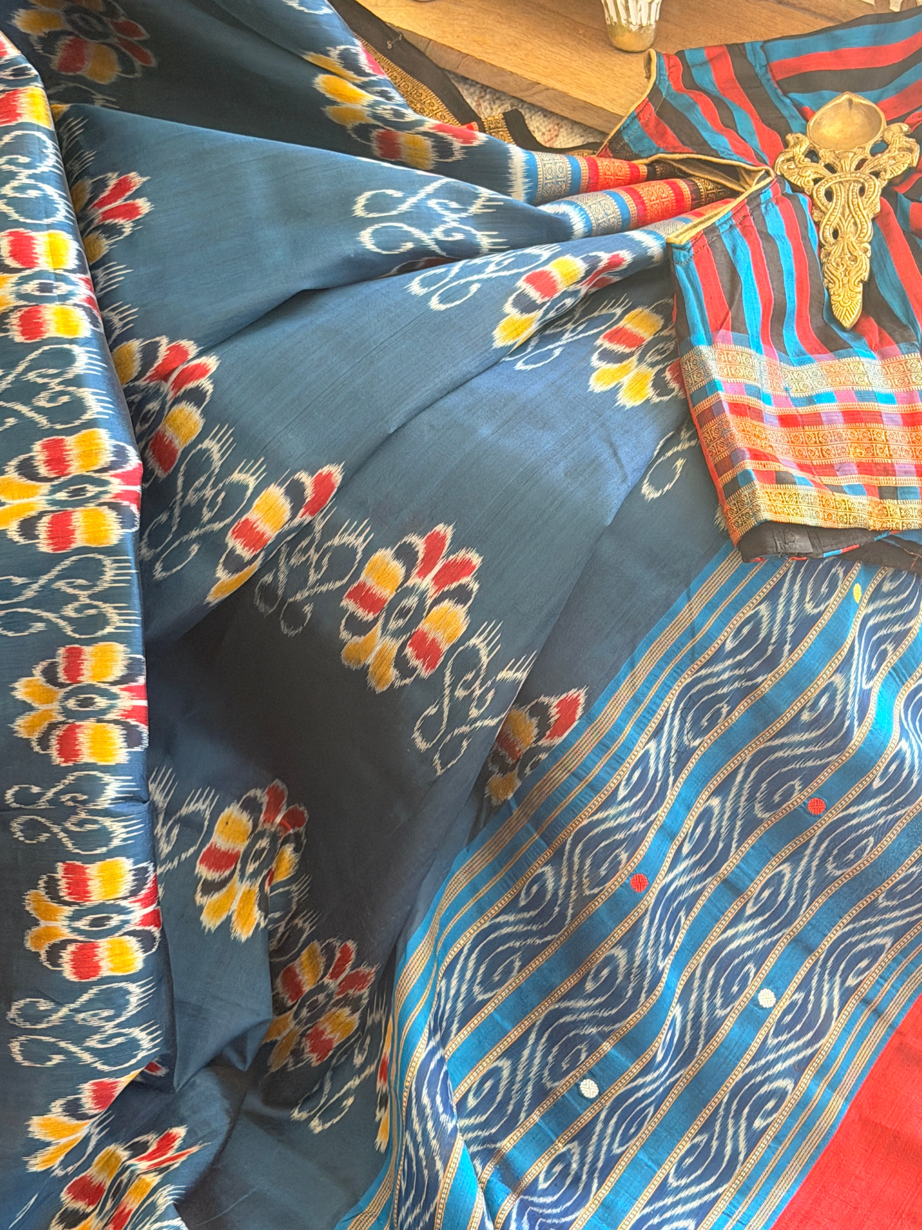 Baghambari kathiphera handloom odisha saree