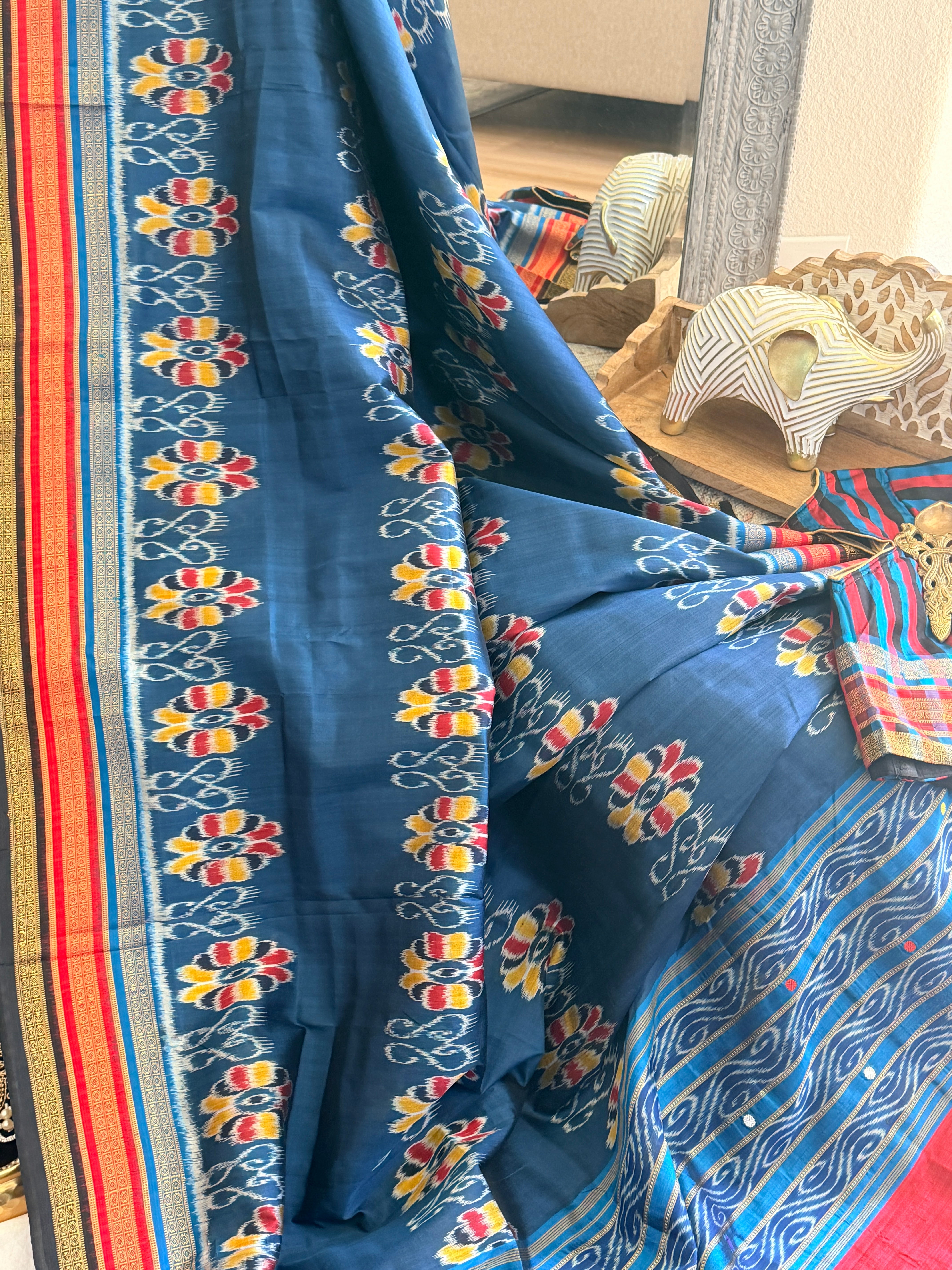 Baghambari kathiphera handloom odisha saree