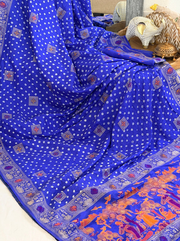 Bandhani Saree on Pure silk