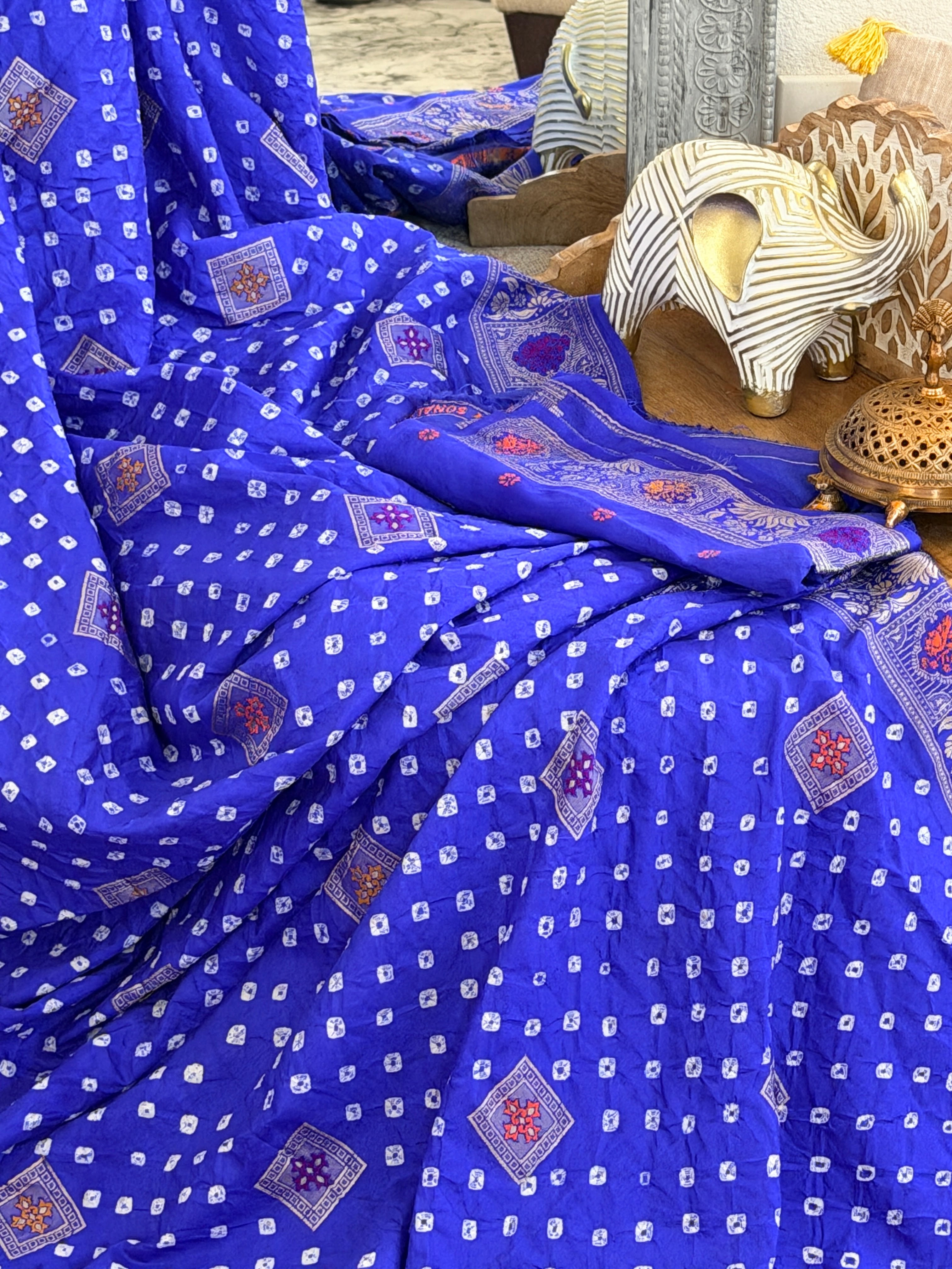 Bandhani Saree on Pure silk