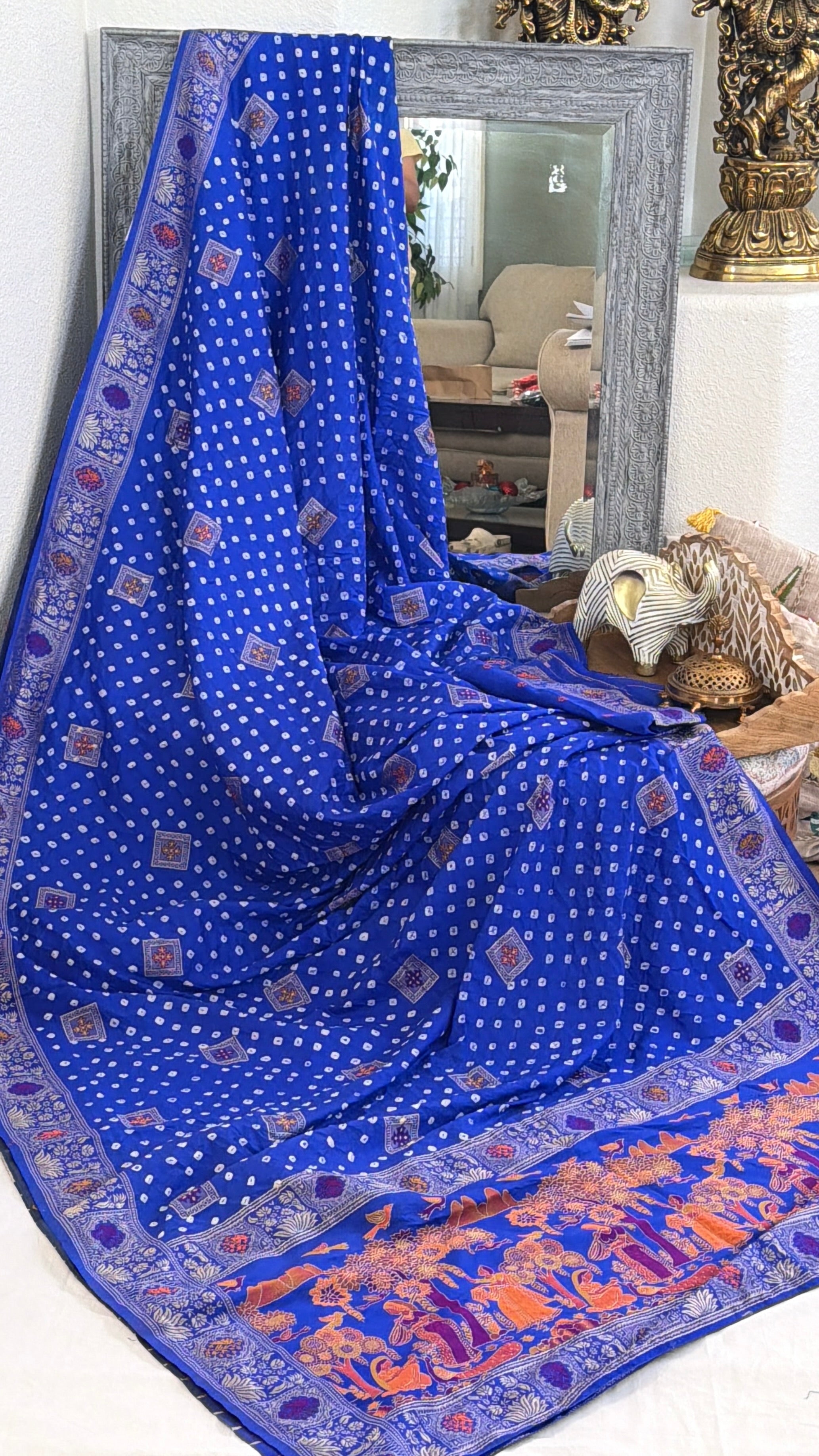 Bandhani Saree on Pure silk